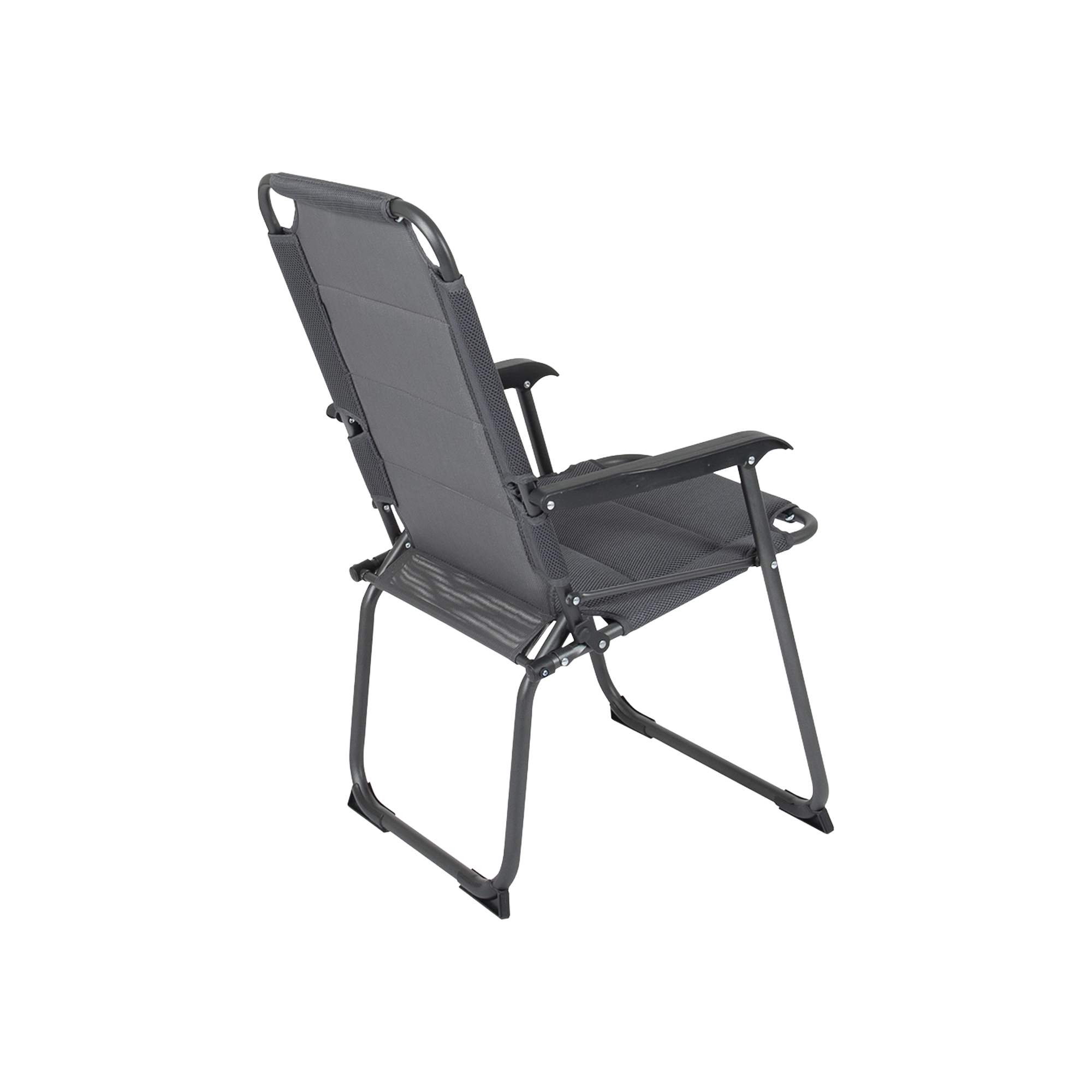 Bo-Camp Copa Rio Air M Padded Aluminium Chair, Grey