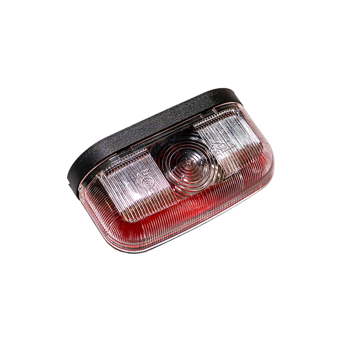 Jokon SPL2000 End Outline Lamp Deep Base, Red/Clear