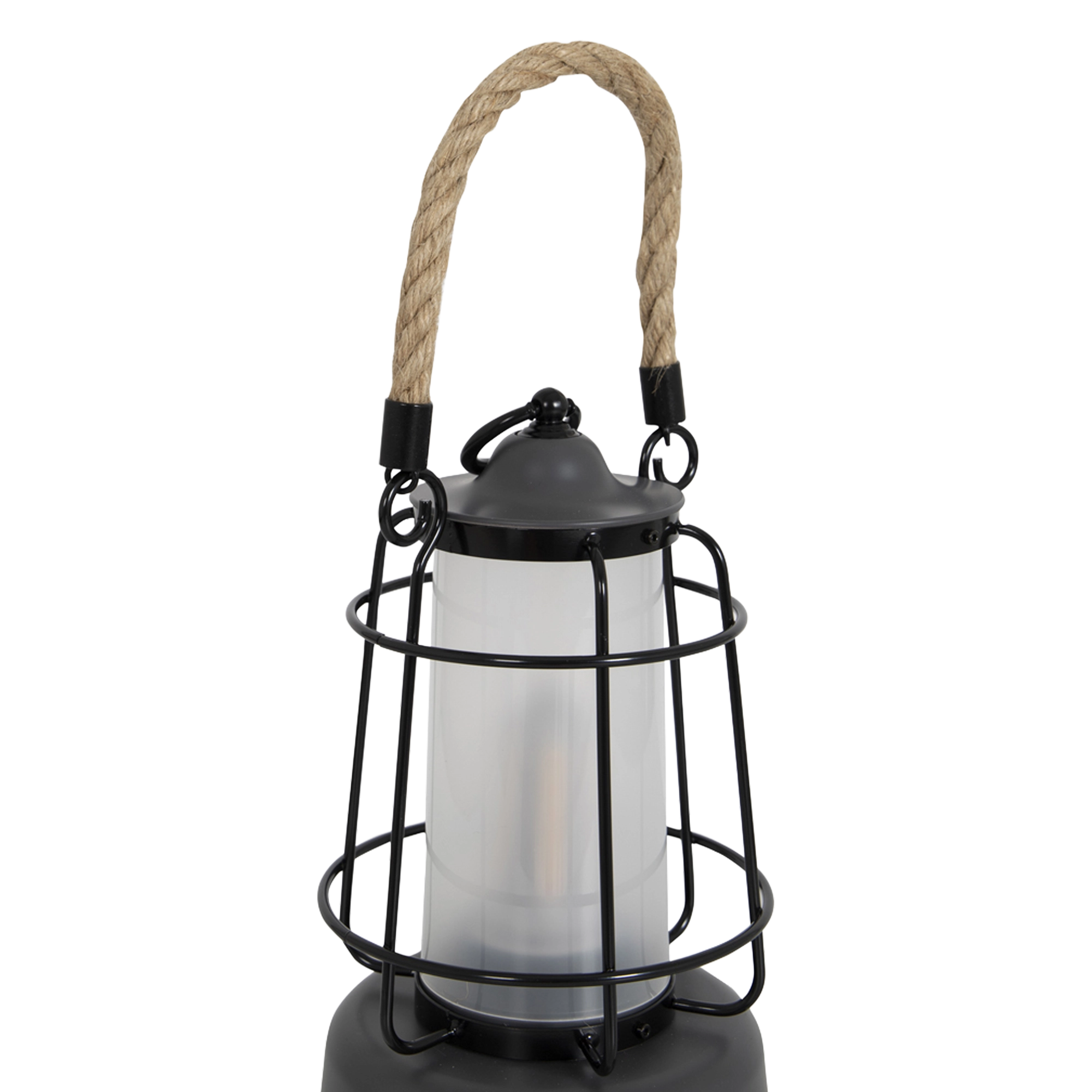 Bo-Camp Harlington Urban Collection LED Rechargeable Table/Hanging Lantern