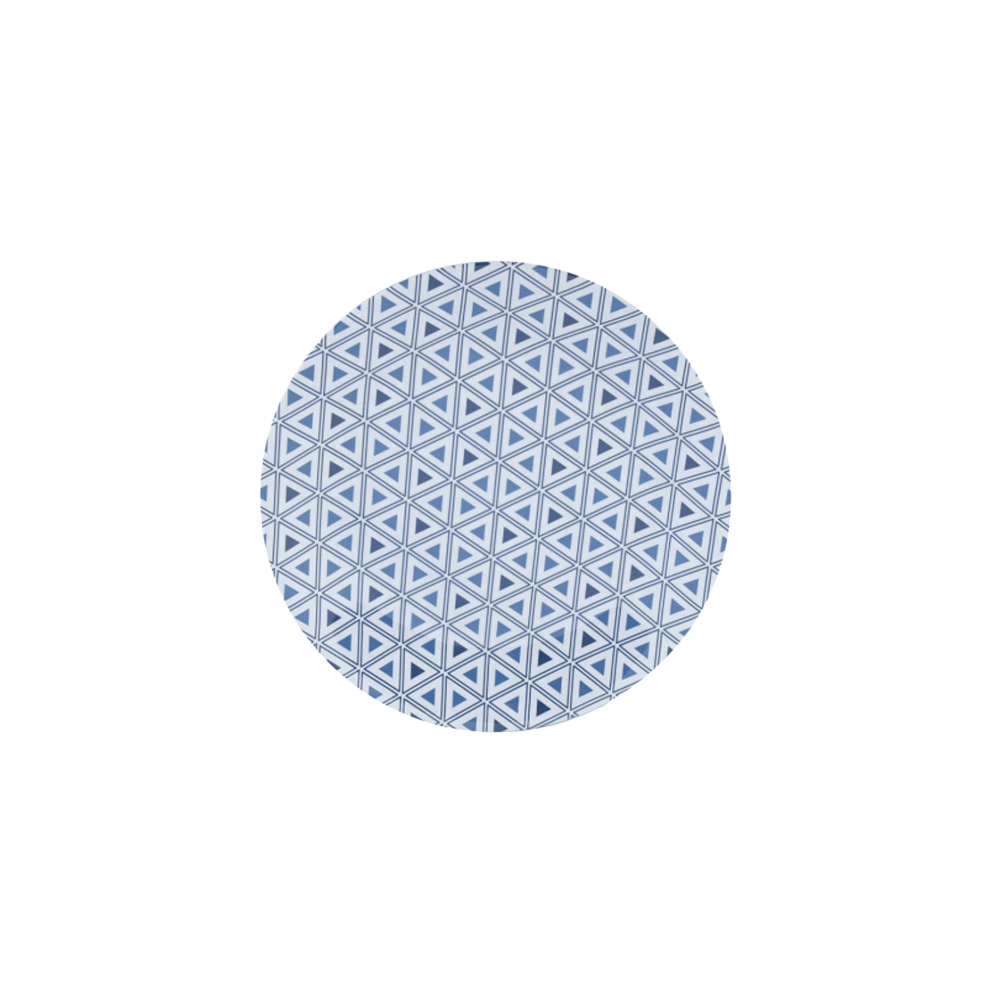 Bo-Camp Mix & Match 16Pcs Melamine Tableware Set, Blue & White