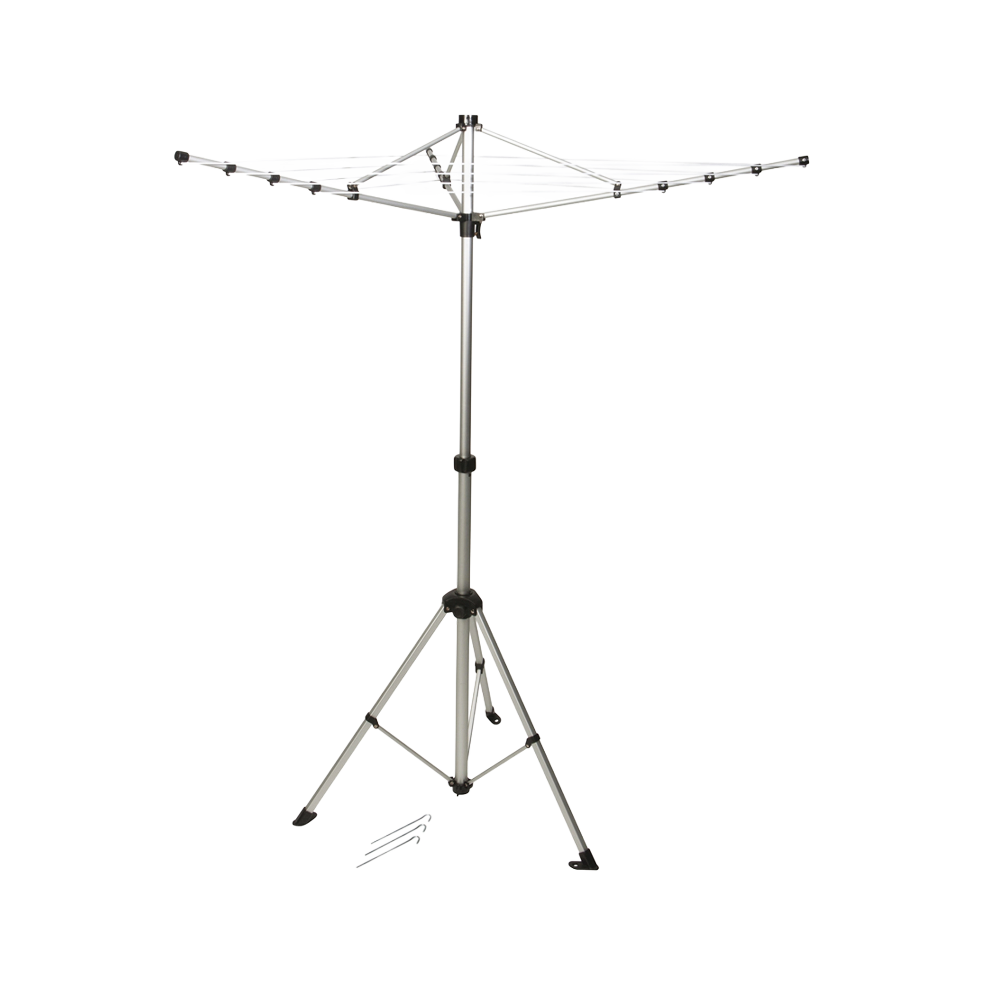 Bo-Camp Compact Wire Drying Rack, 12 Metres