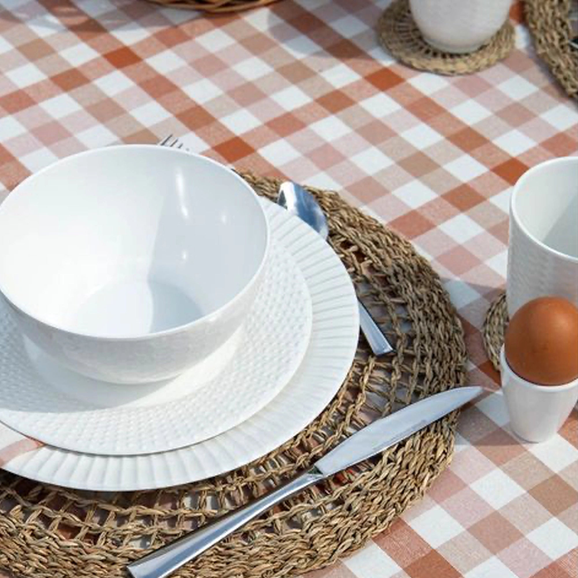 Gimex Royal Line 16 Pcs Melamine Tableware Set, Ivory