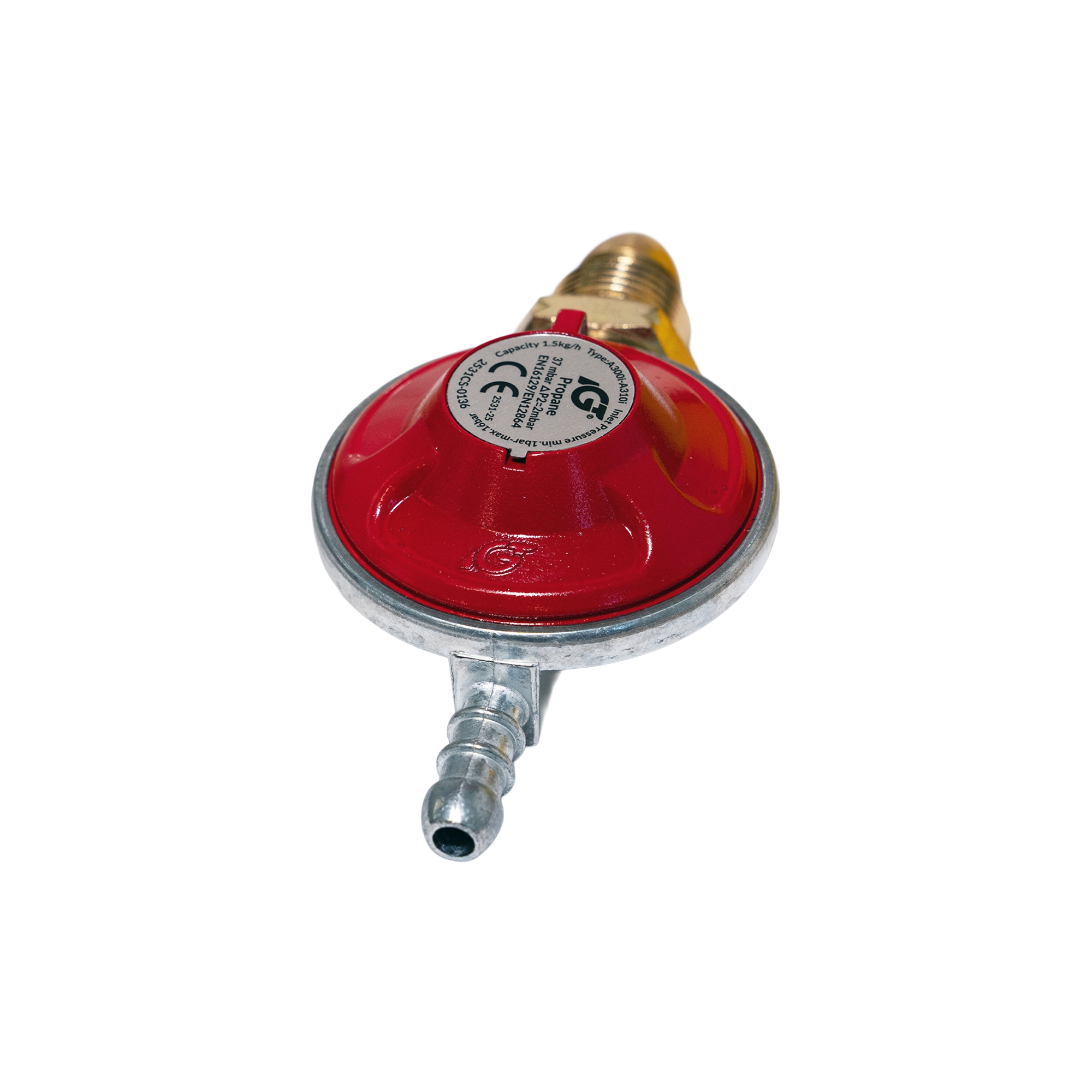 IGT Screw-On Propane Regulator 37mbar, 1.5kg/h