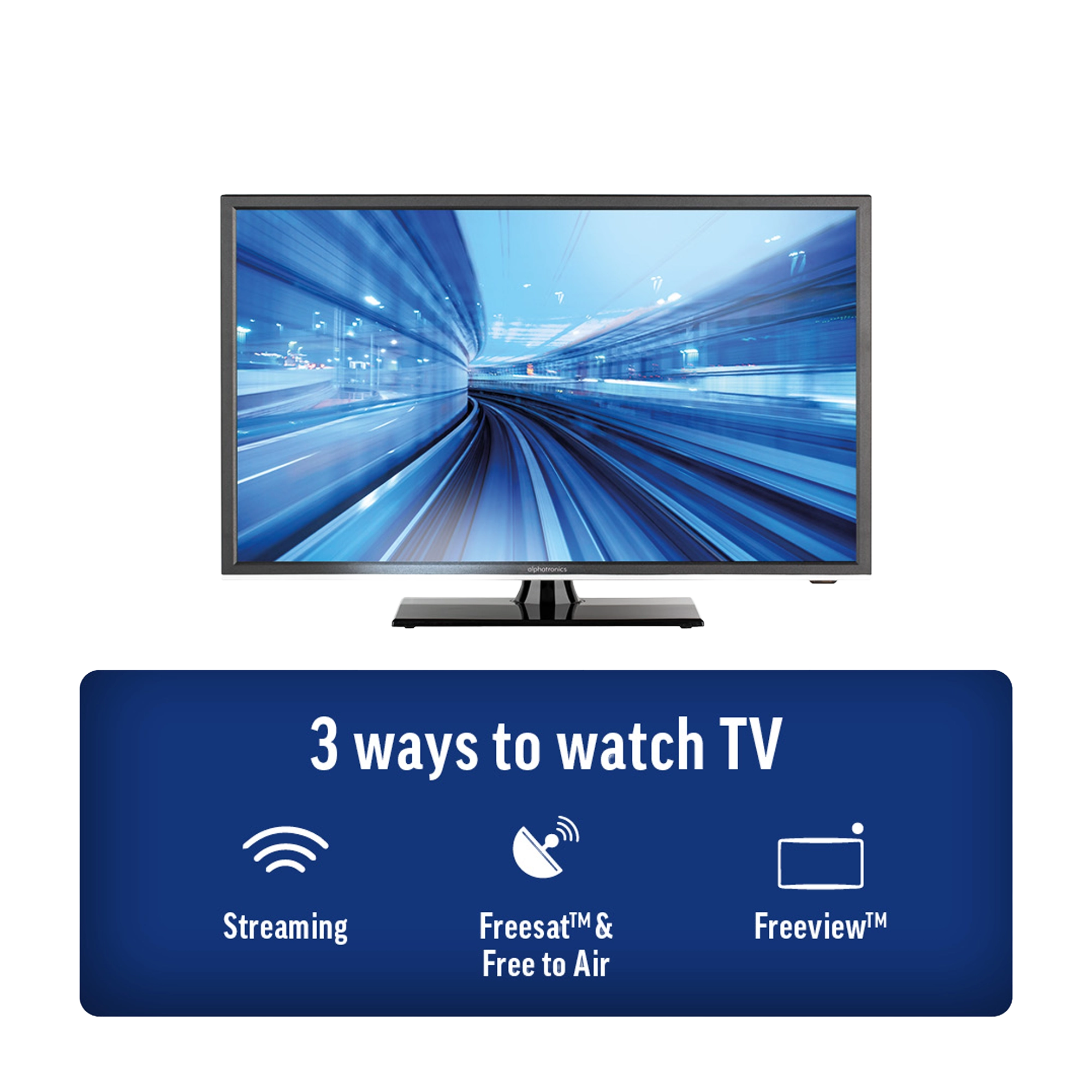Alphatronics K-Line+ 22" 12/24V LED Smart TV