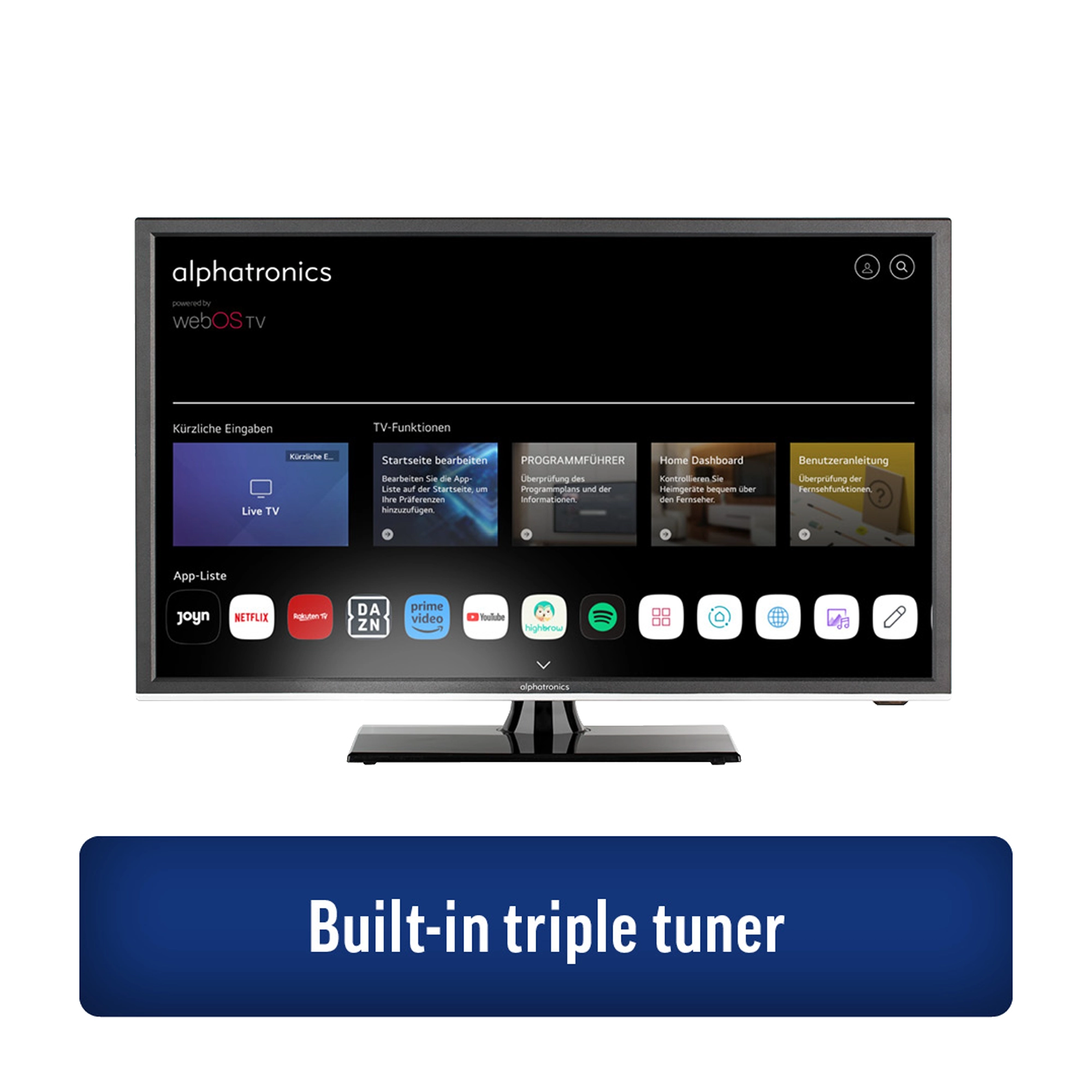 Alphatronics K-Line+ 22" 12/24V LED Smart TV