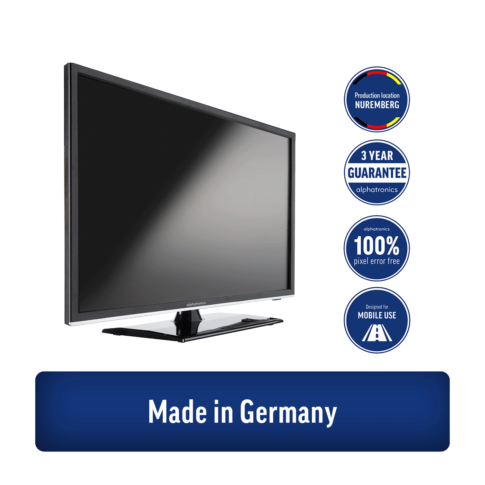 Alphatronics K-Line+ 22" 12/24V LED Smart TV