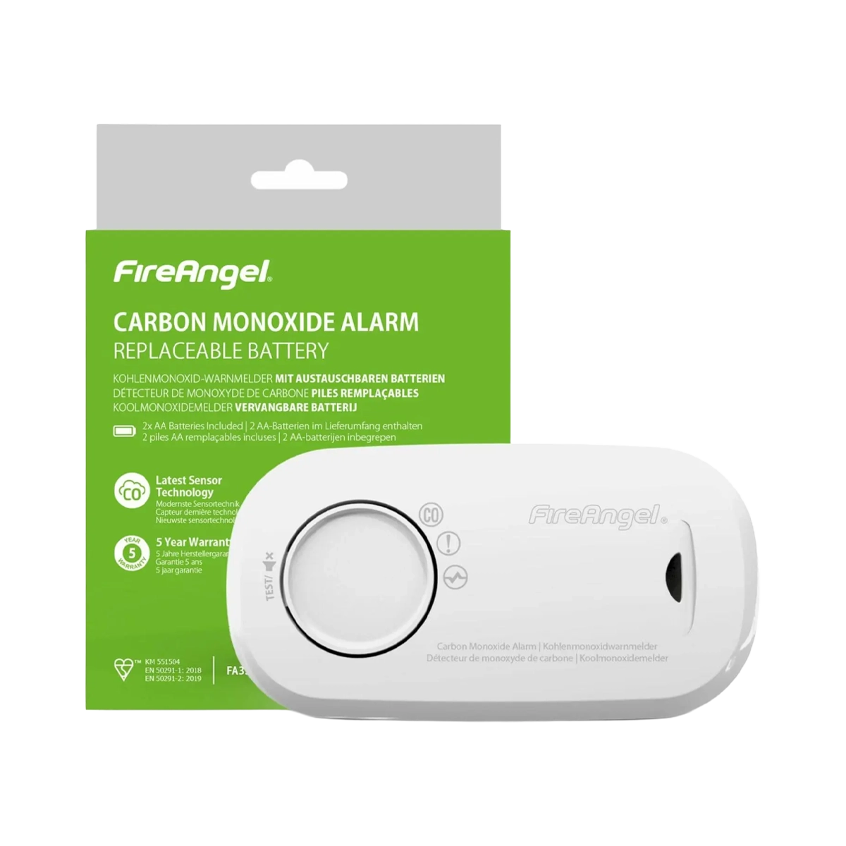 FireAngel FA3313-EU Carbon Monoxide Alarm