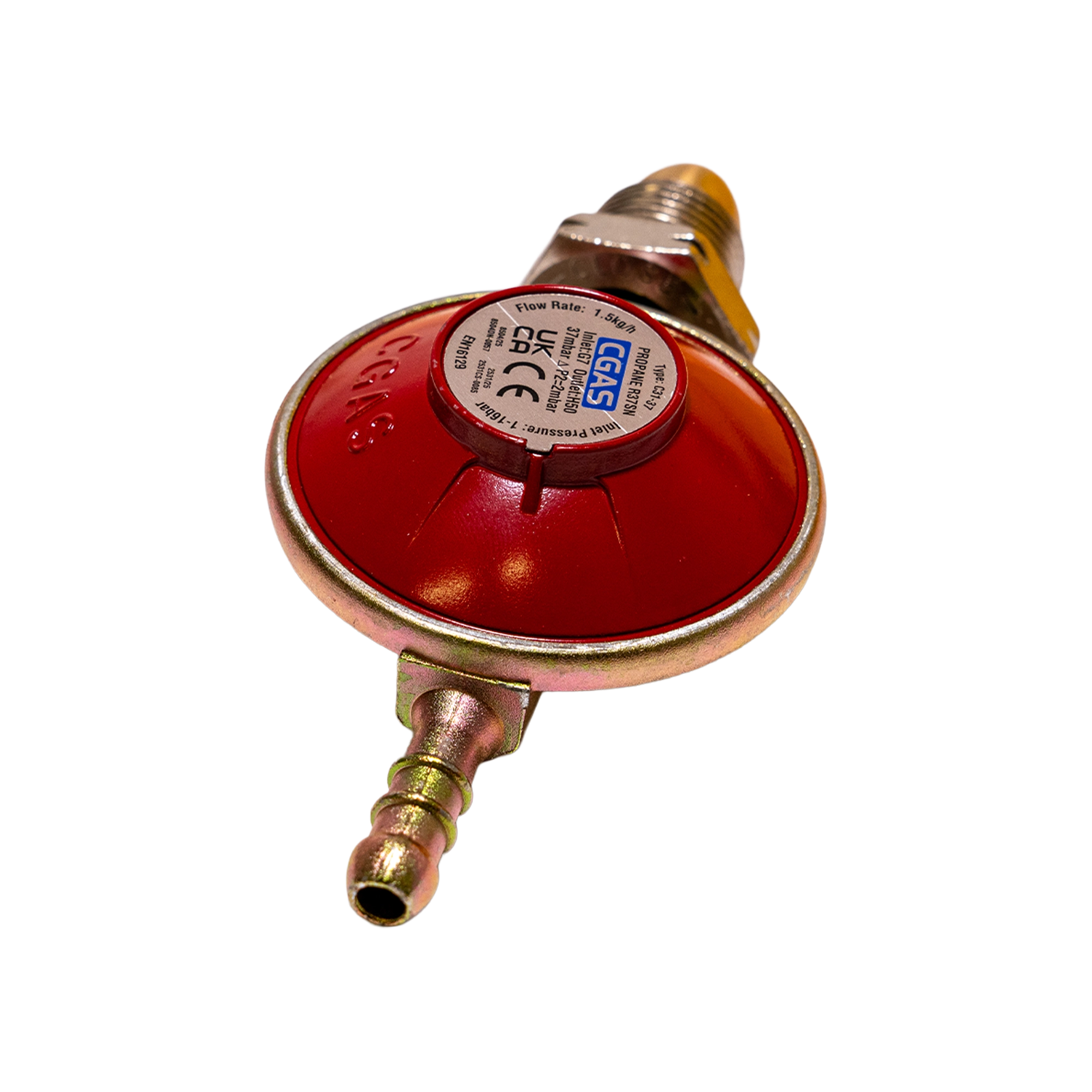 Continental Screw-On Propane Regulator 37mbar, 1.5kg/h