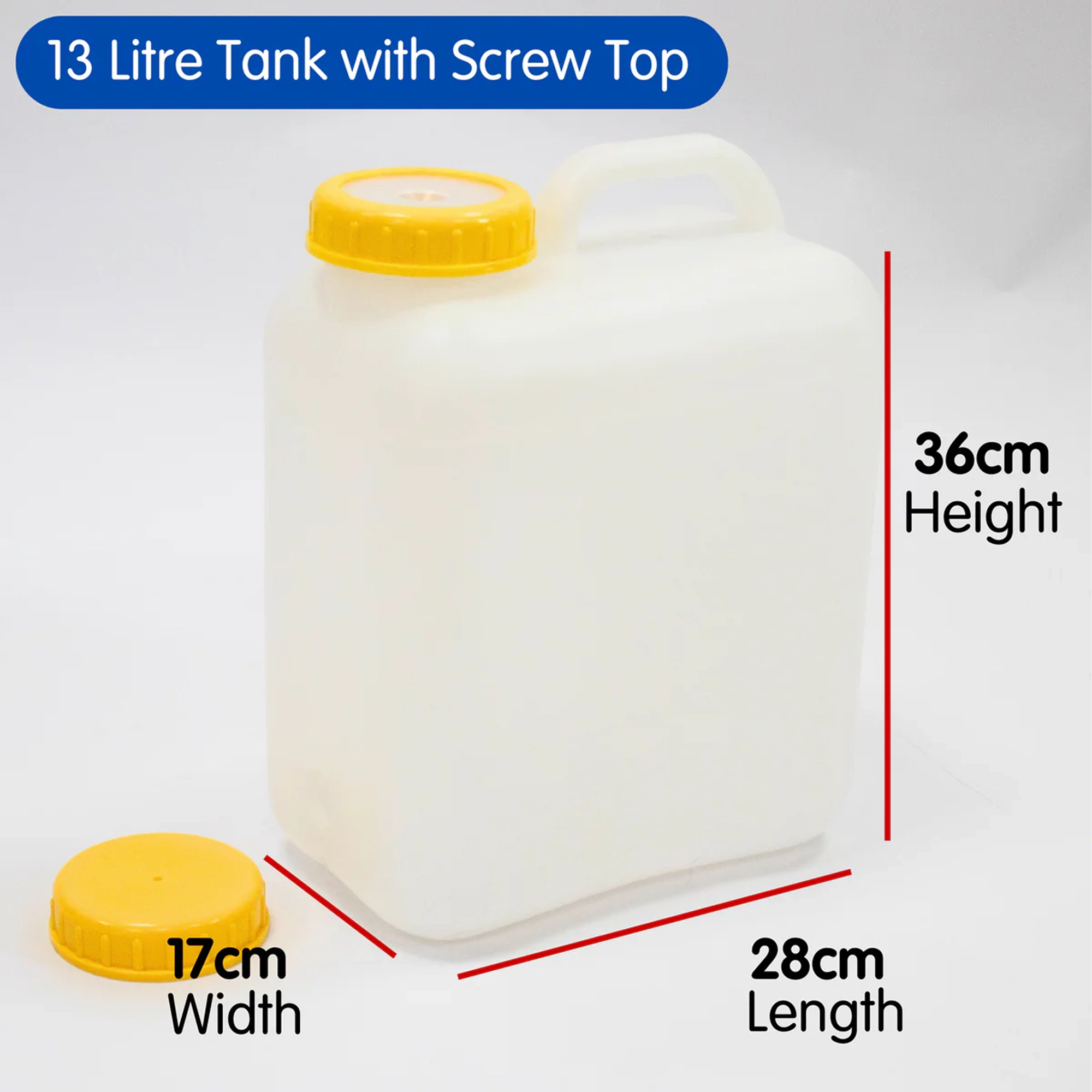 Kiravans Campervan Water Container, 13 Litre