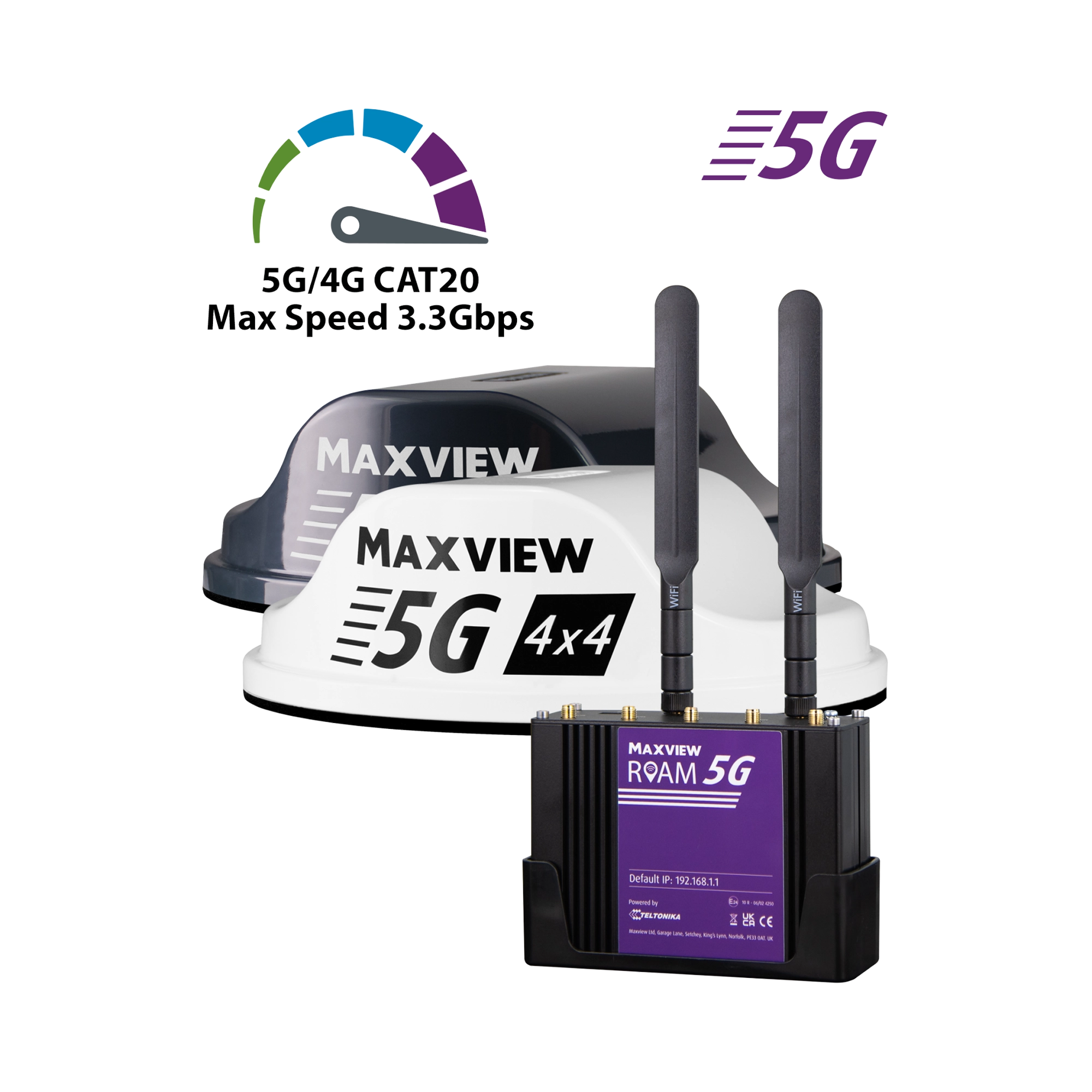 Maxview Roam 5G Wi-Fi Internet System