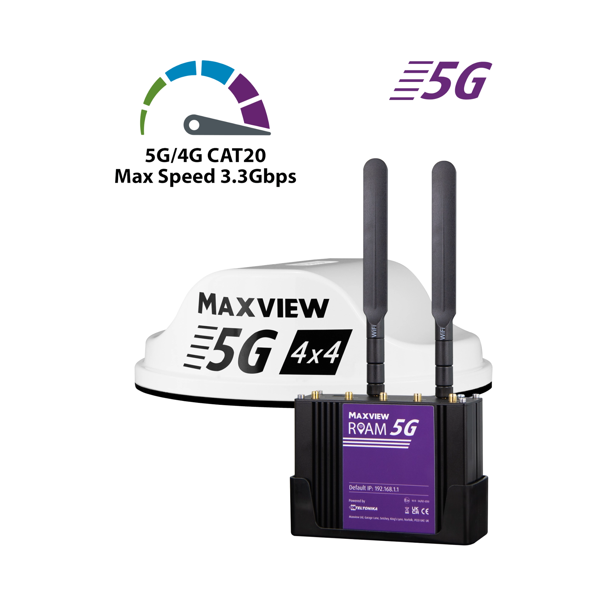 Maxview Roam 5G Wi-Fi Internet System