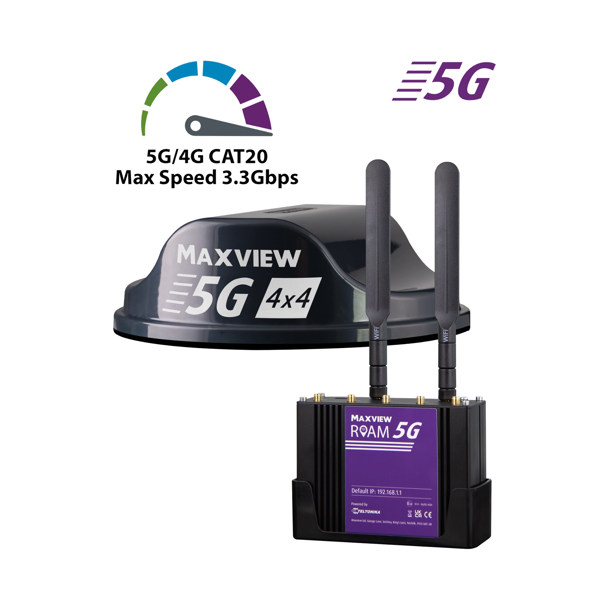 Maxview Roam 5G Wi-Fi Internet System