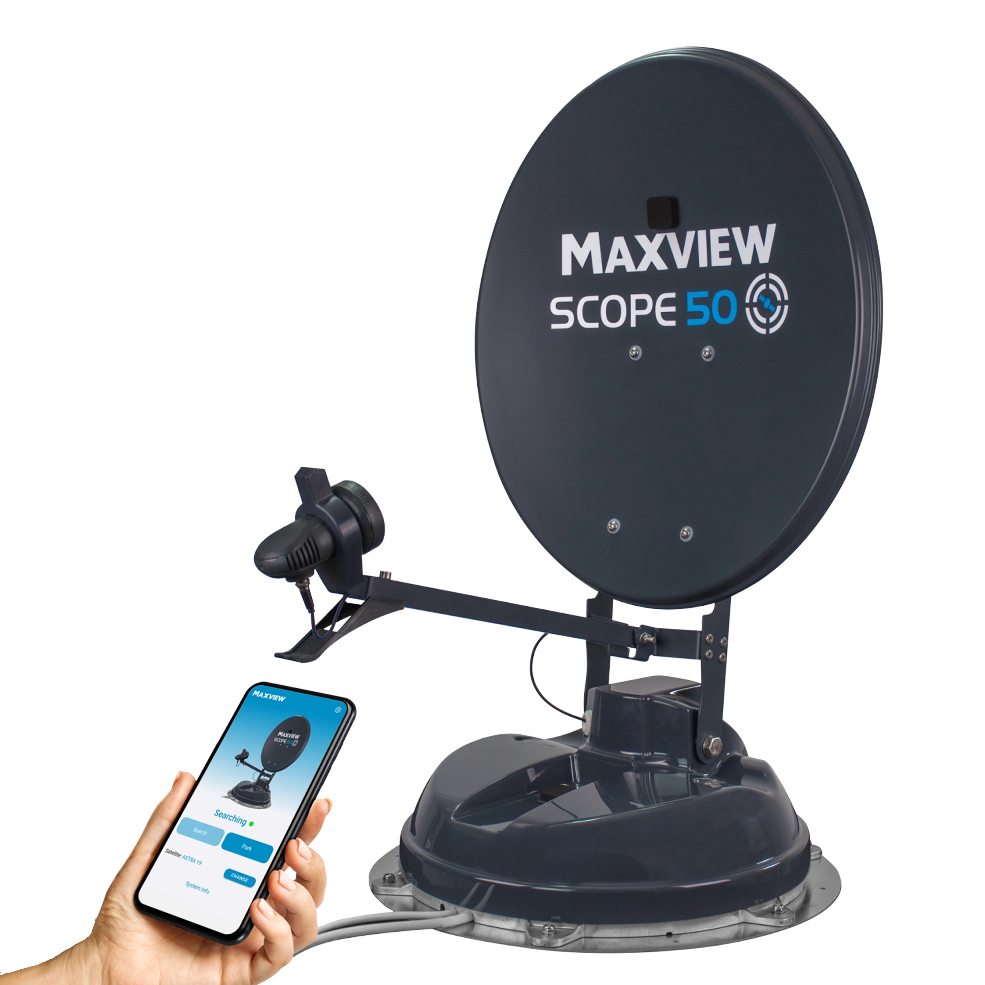 Maxview Scope 50 Roof Mount Fully Automatic Satellite System