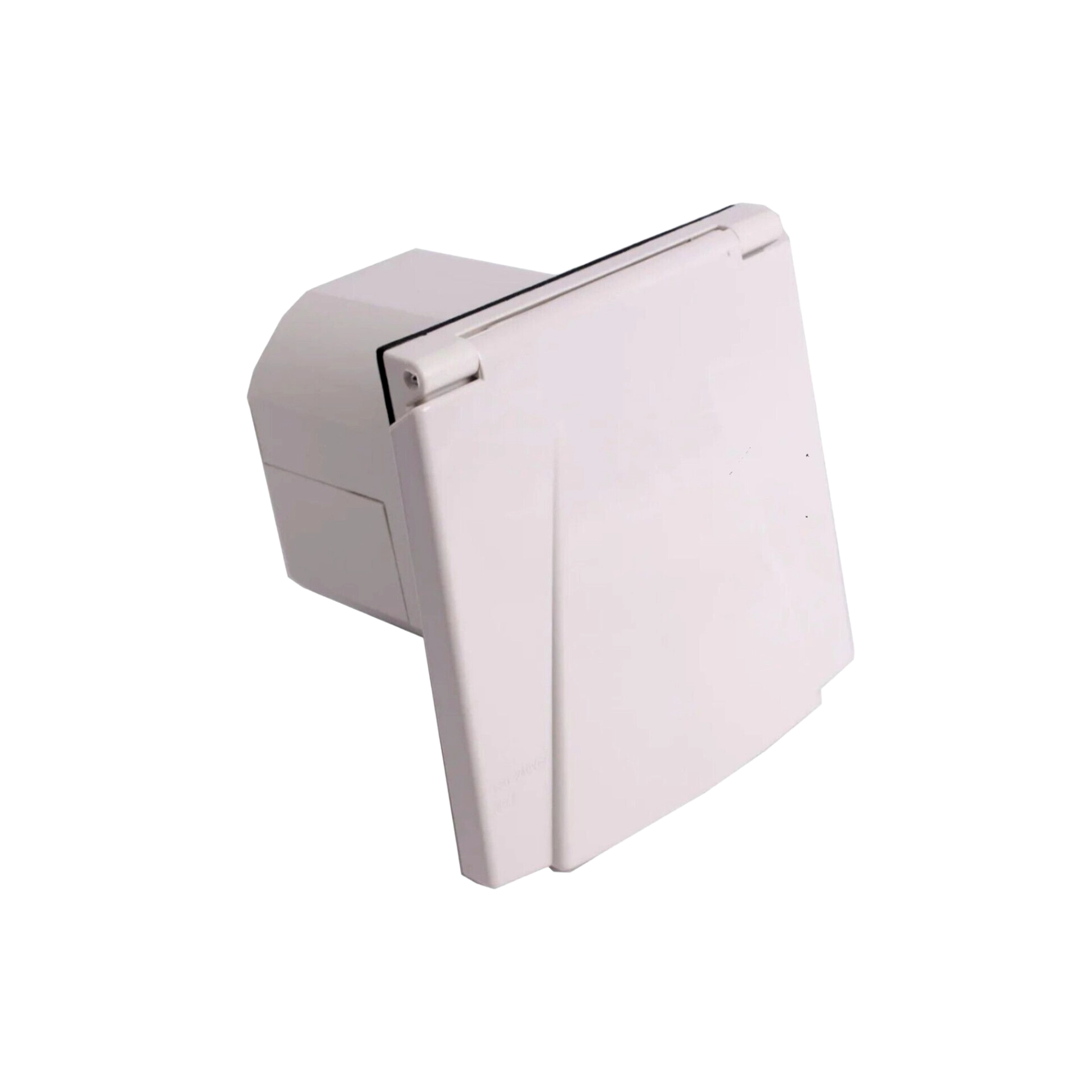 Powerpart Flush Fitting Mains Inlet, White