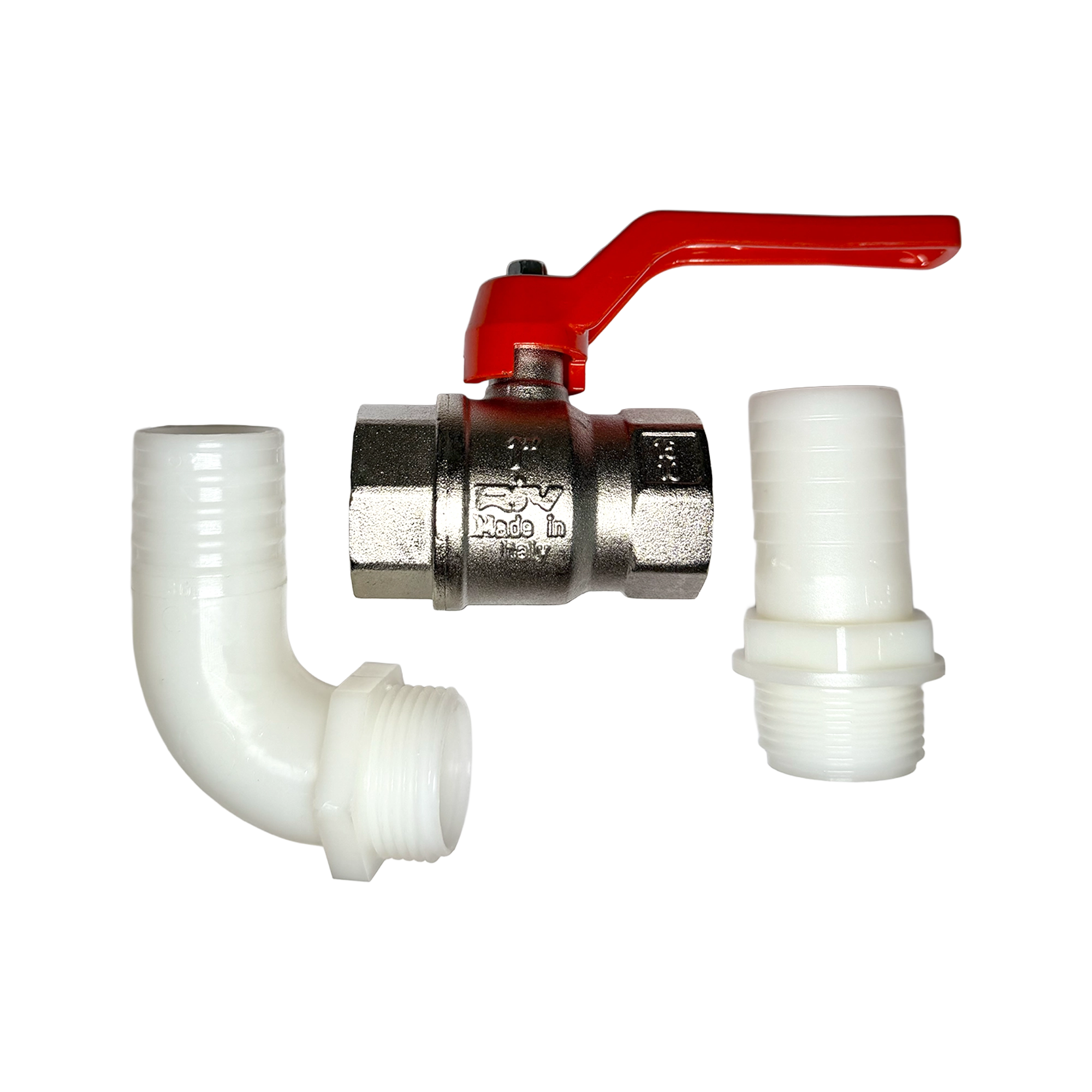 CAK Tanks 1" Inline Tap with Nozzles