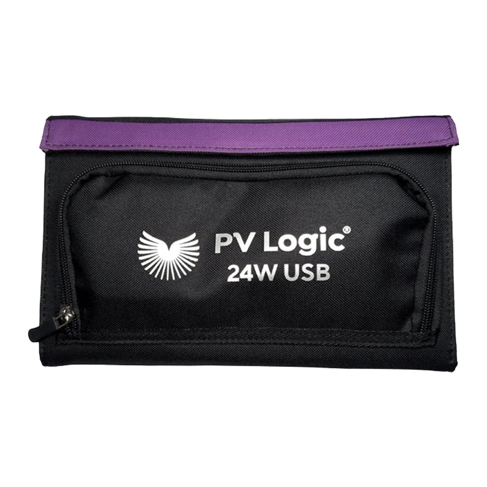 PV Logic 24W Phone & USB Fold-Up Solar Charger