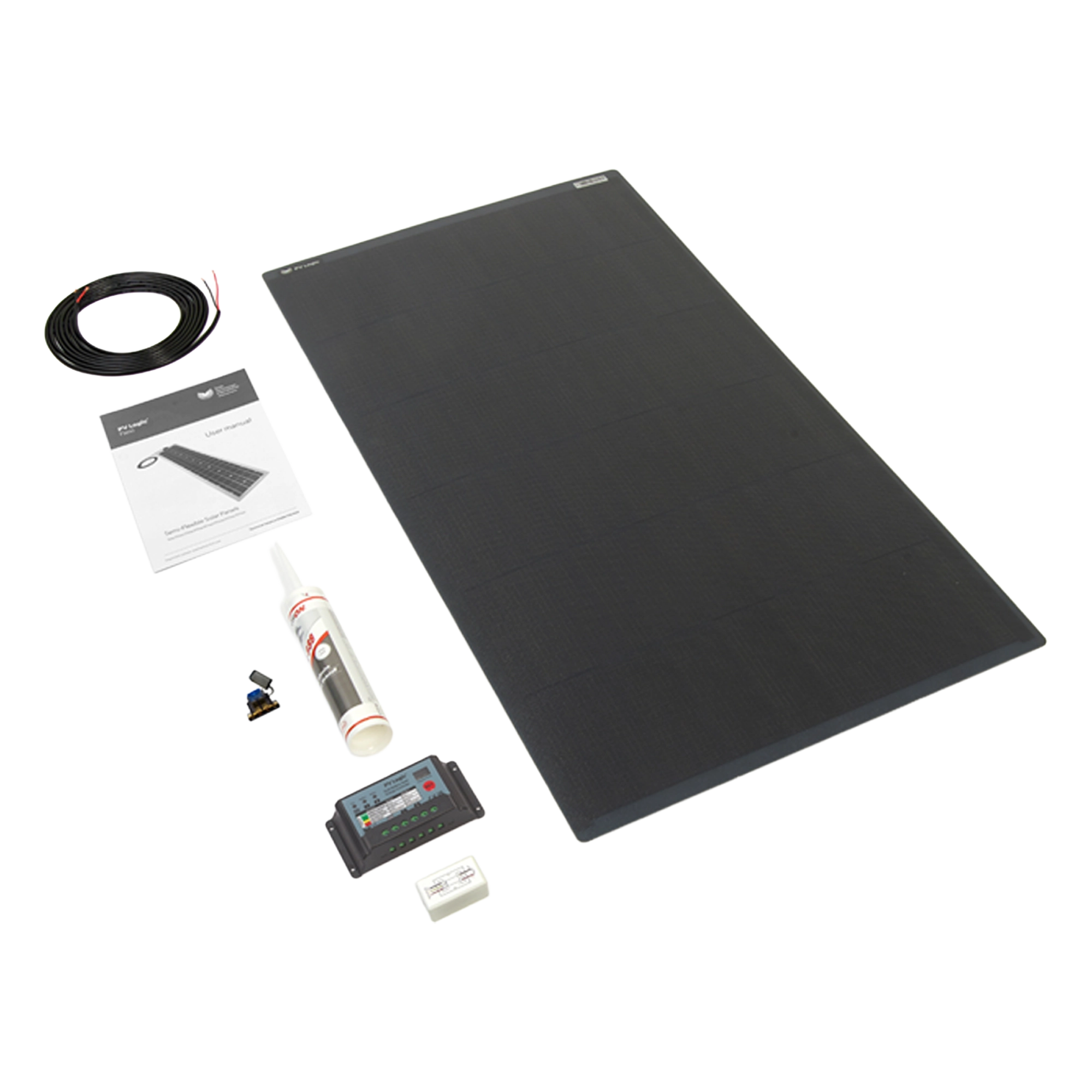 PV Logic 110W MHD Flexi Roof & Deck Top Kit (Rear Exit)