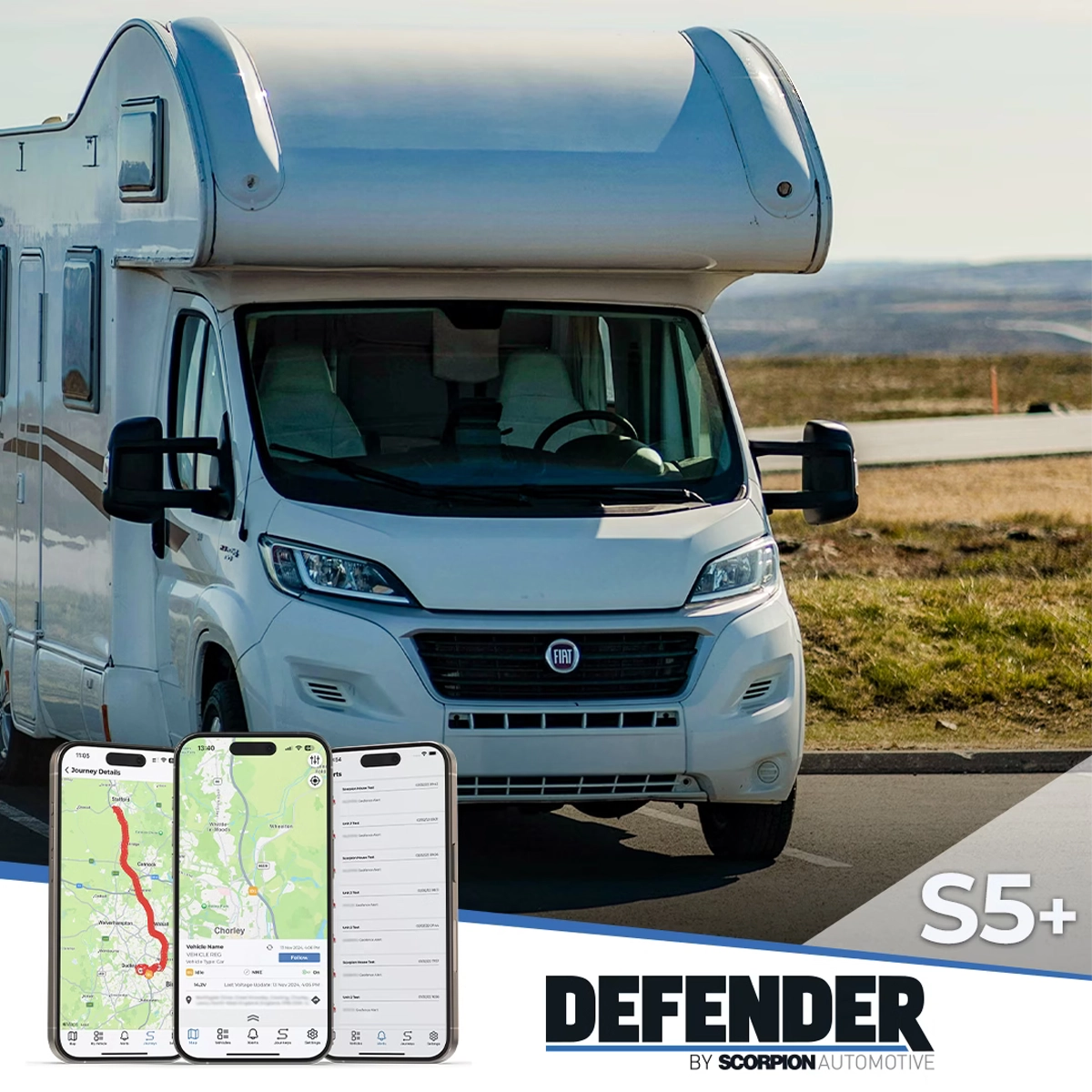 Scorpion Defender S5+ Alarm & Tracking System