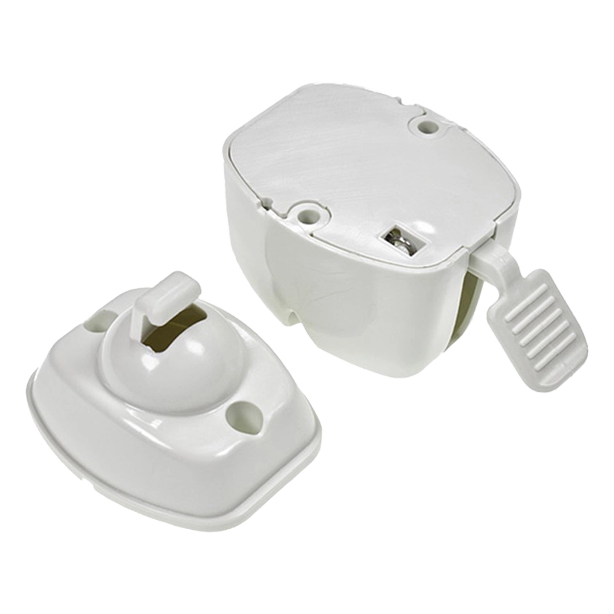 W4 Lever Release Door Retainer, White