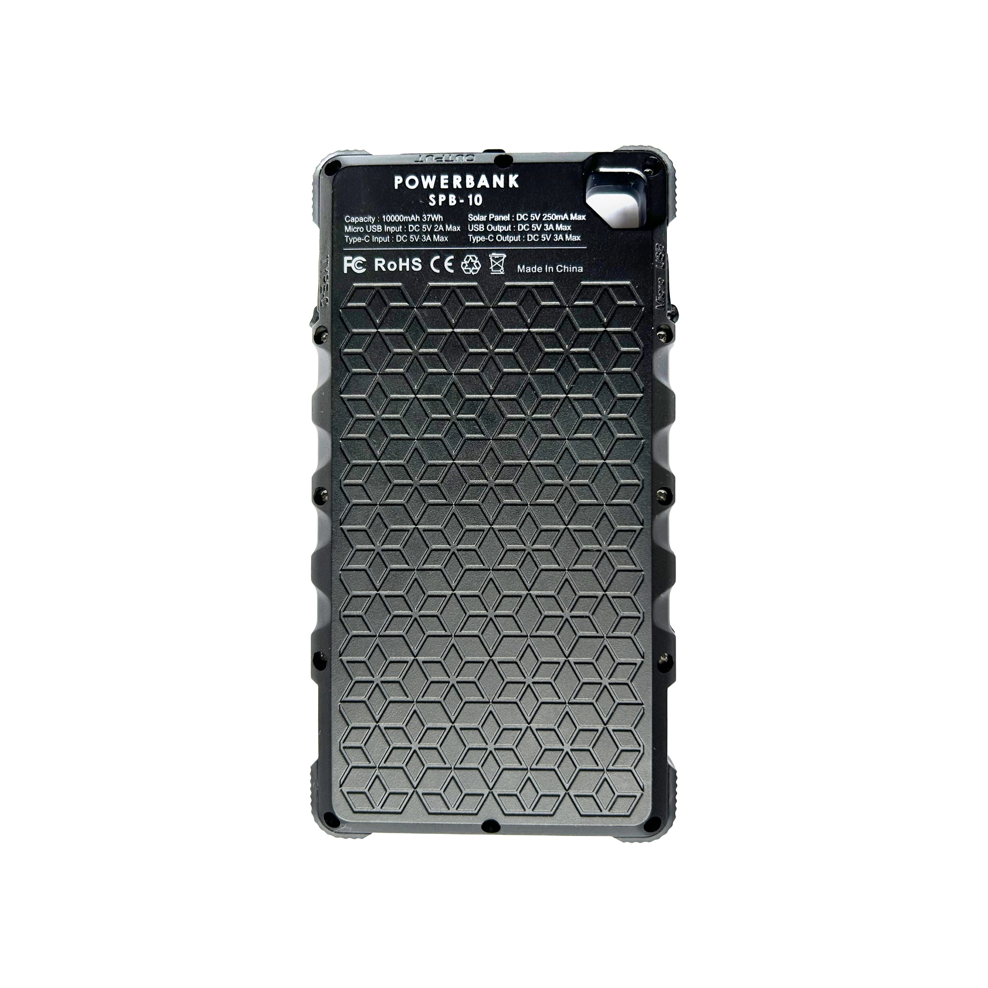 Wolf Outdoors SPB-10 Solar Power Bank, Blue Edition