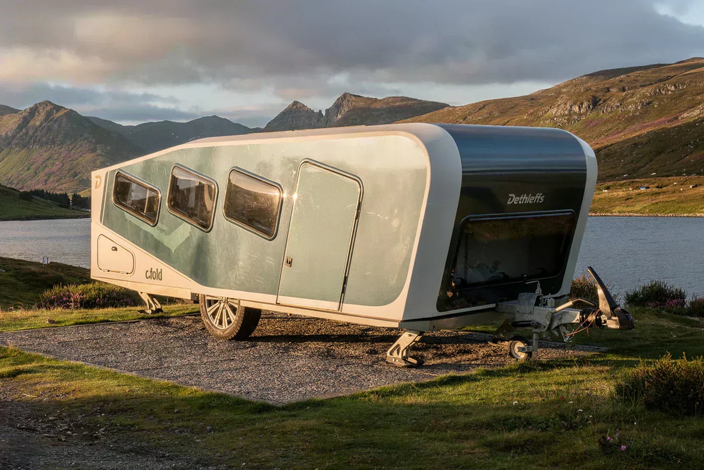 The Dethleffs c.fold: The Caravan That Folds Itself for Electric Towing