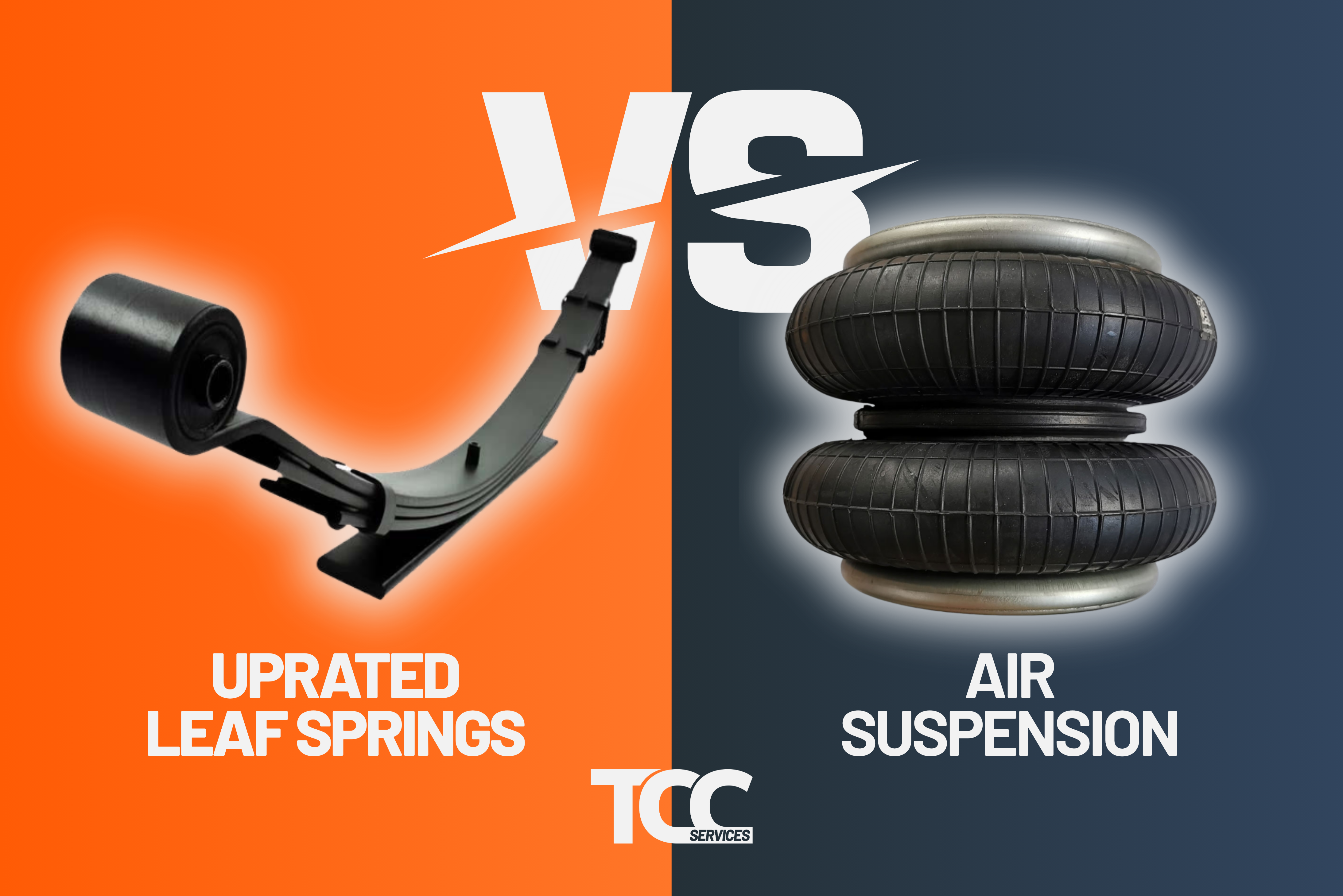 Uprated Leaf Springs vs. Air Suspension: What’s the Best Option?