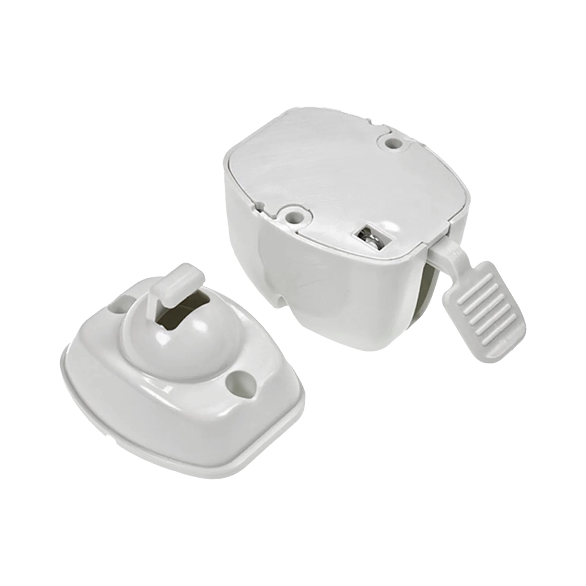 W4 Lever Release Door Retainer, White