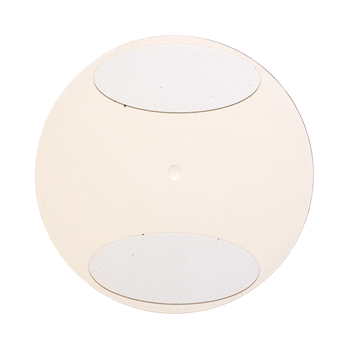 Hella Self-Adhesive 155mm Round Triangle Reflector, Red