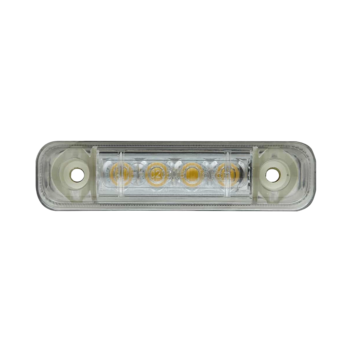 Jokon 13.0012.500 12V LED Rear Marker Red LED, Clear