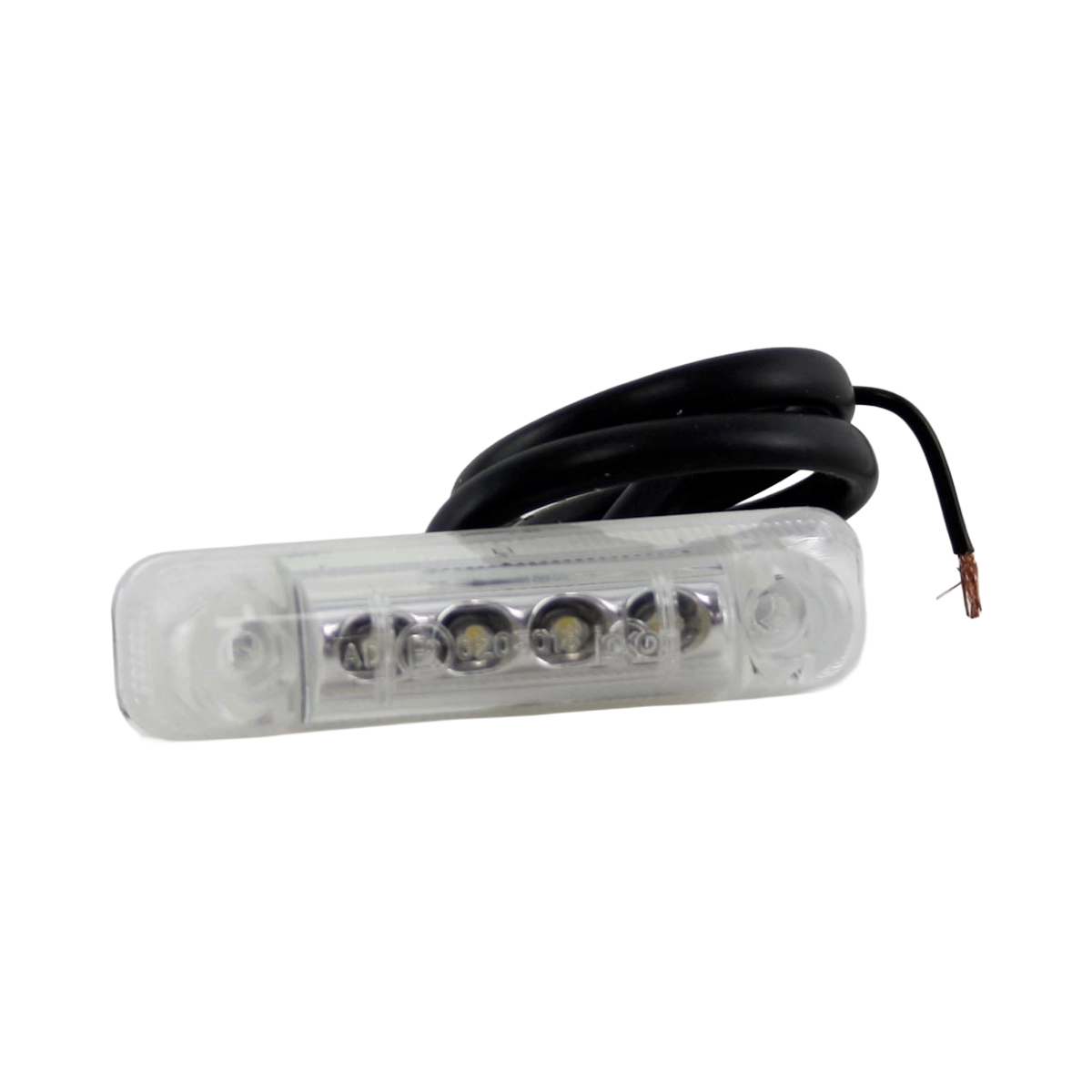 Jokon 13.0012.500 12V LED Rear Marker Red LED, Clear