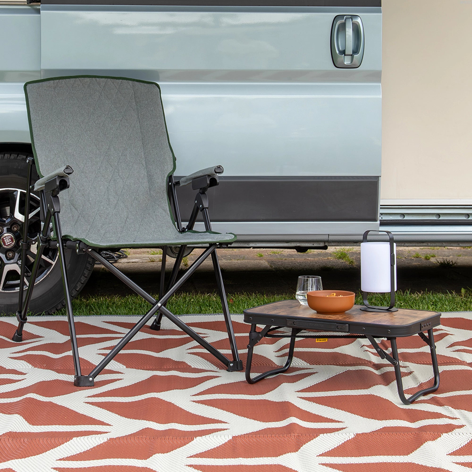 Bo-Camp Stanwix Industrial Collection Folding Chair, Green