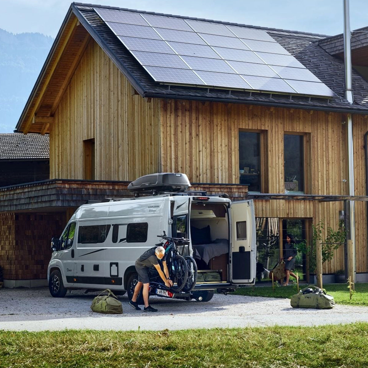 Thule VeloSwing Towbar Solution for Vans