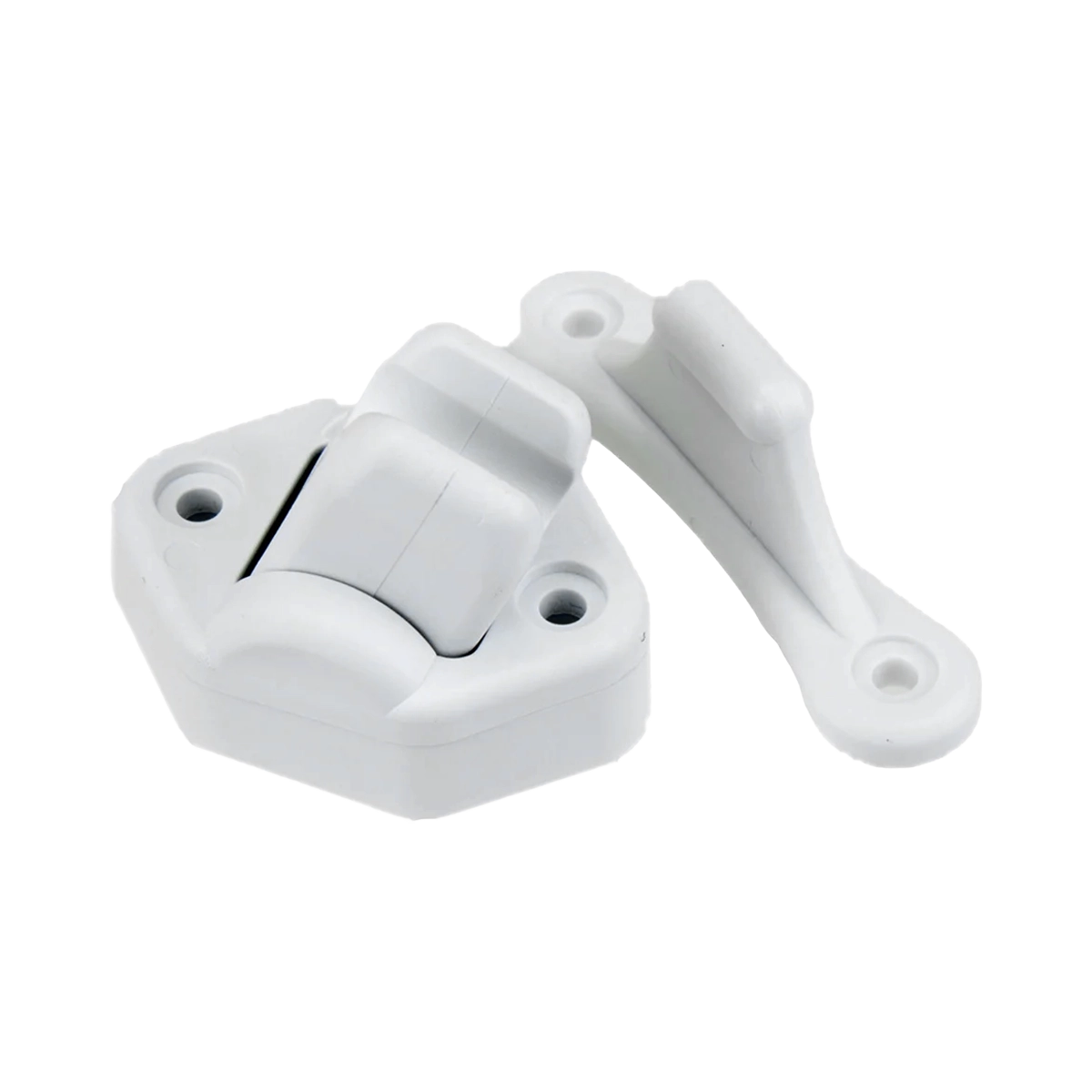 W4 Hinged Veneta Door Retainer, White
