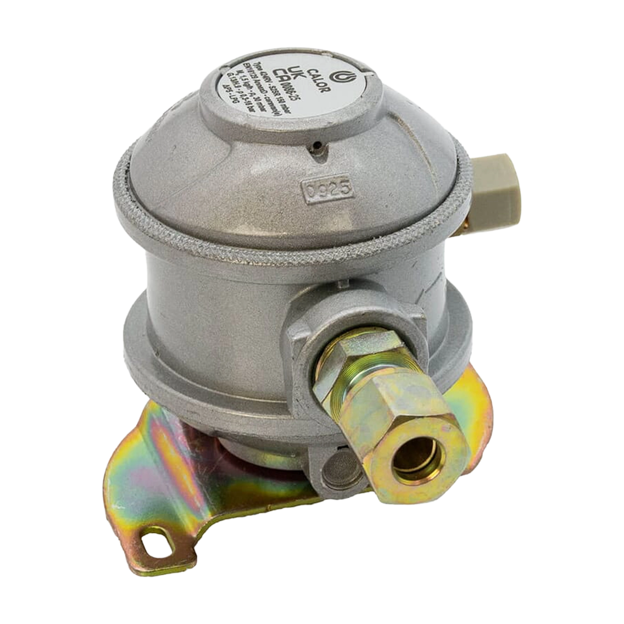 Cavagna Bulkhead Gas Regulator 30mbar with Straight 8mm Outlet