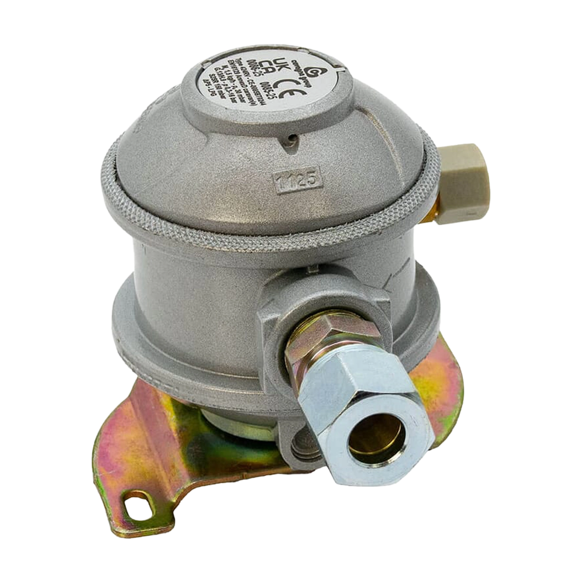 Cavagna Bulkhead Gas Regulator 30mbar with Straight 10mm Outlet