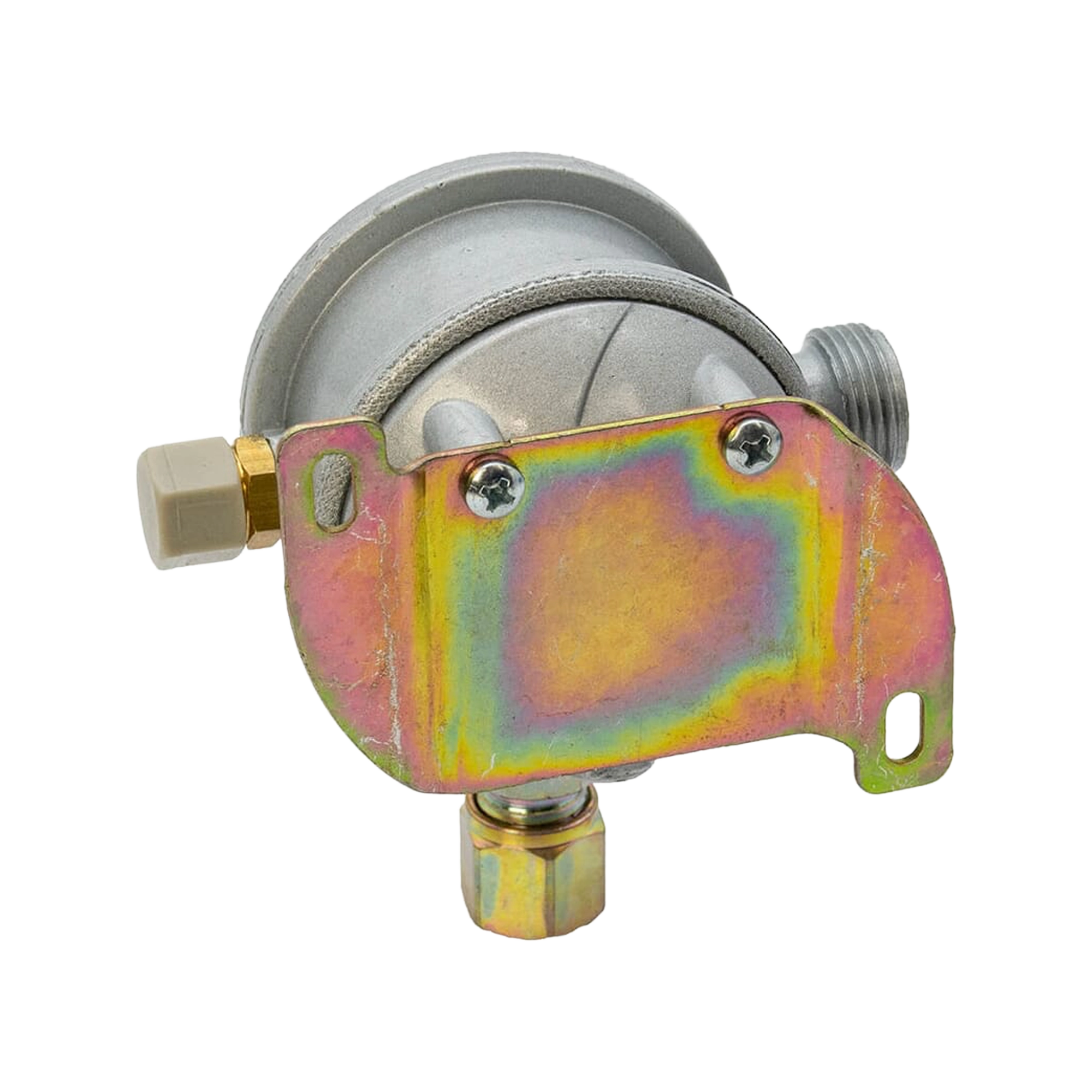 Cavagna Bulkhead Gas Regulator 30mbar with 90° 8mm Outlet
