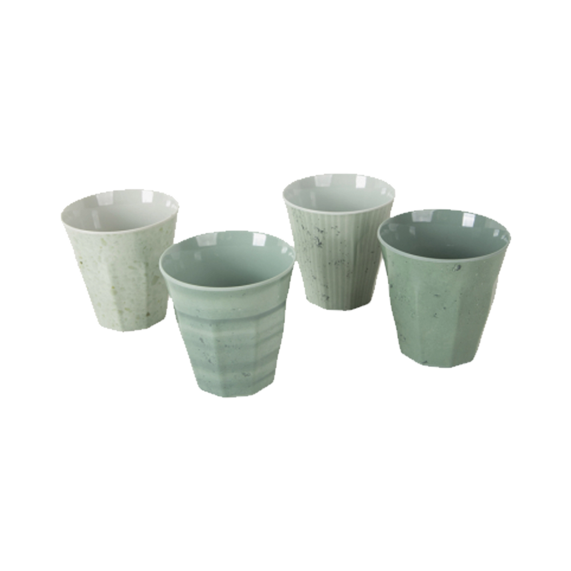 Bo-Camp Mix & Match 16Pcs Melamine Tableware Set, Green