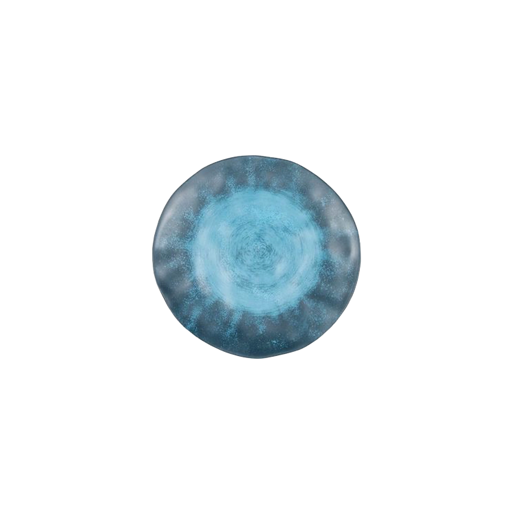 Gimex Stone Line 12 Pcs Melamine Tableware Set, Dark Blue