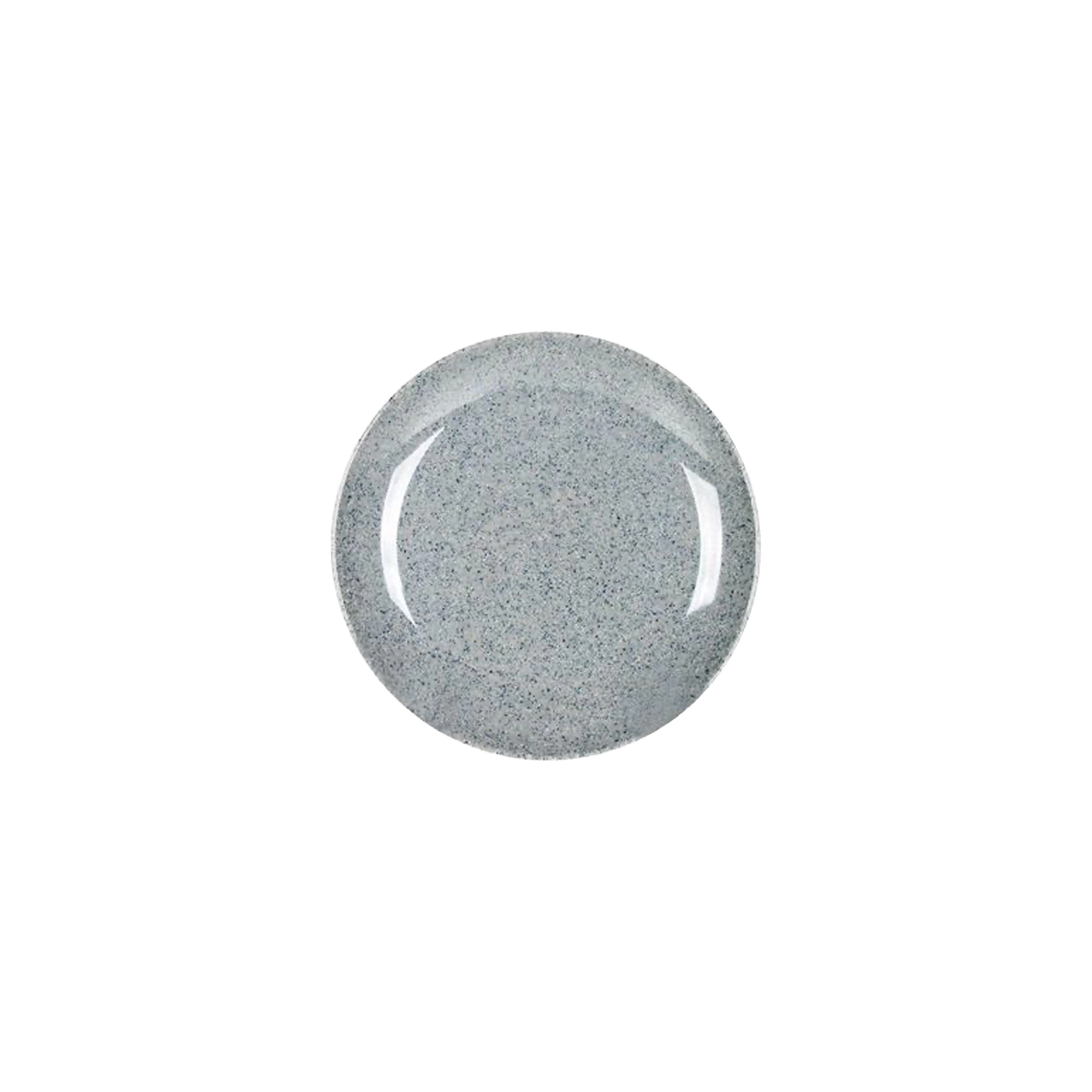 Gimex Solid Line 16 Pcs Melamine Tableware Set, Granite Grey