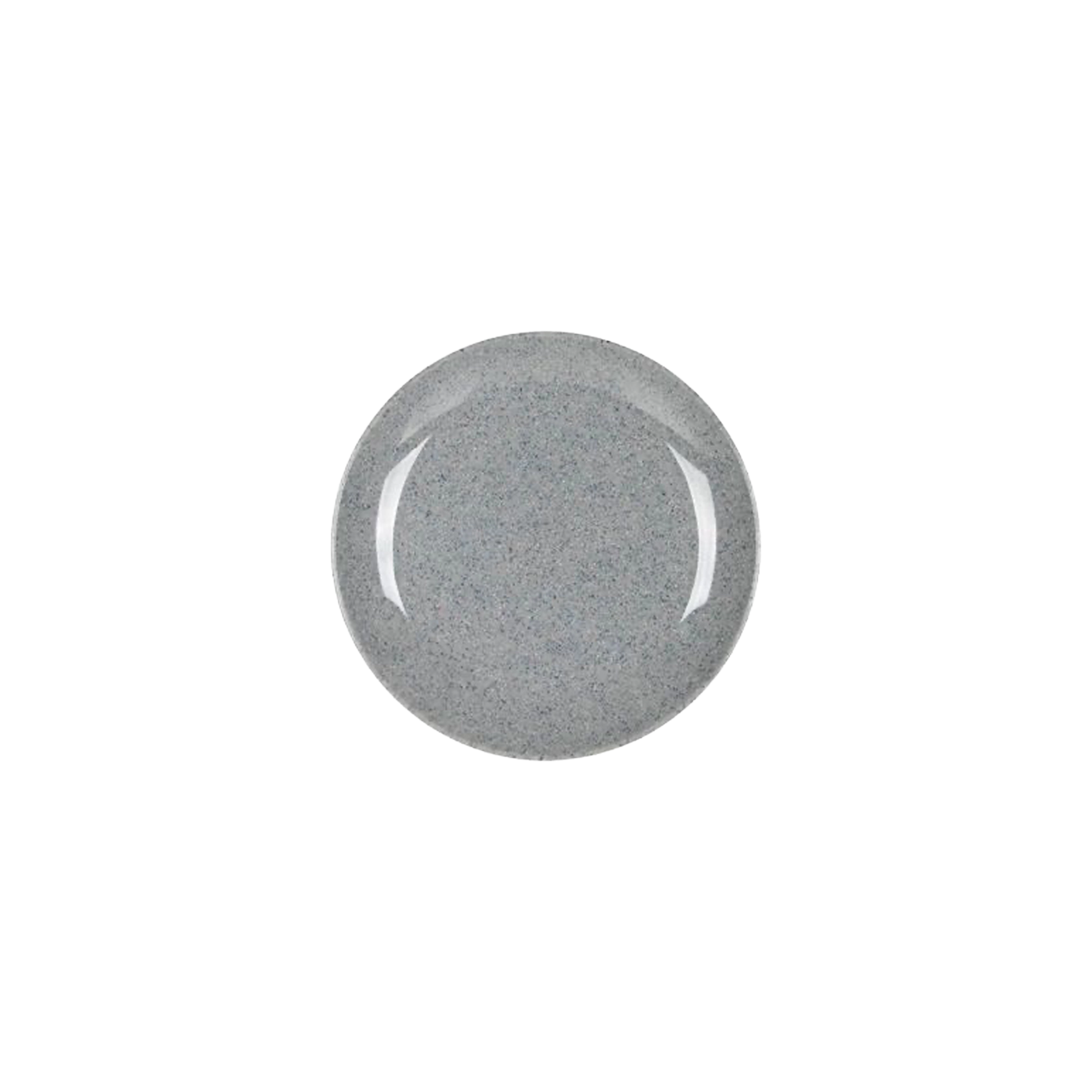 Gimex Solid Line 16 Pcs Melamine Tableware Set, Granite Grey