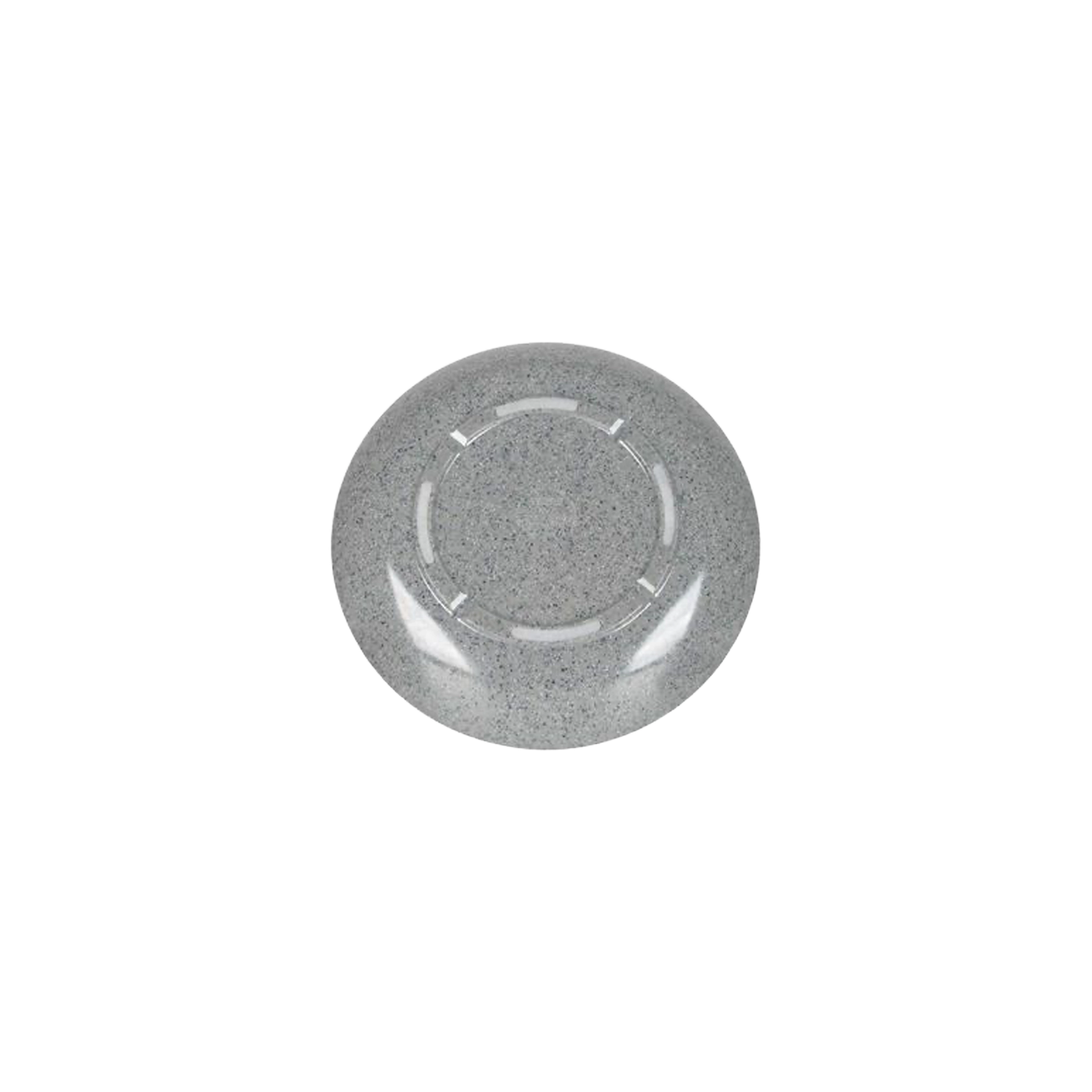 Gimex Solid Line 16 Pcs Melamine Tableware Set, Granite Grey