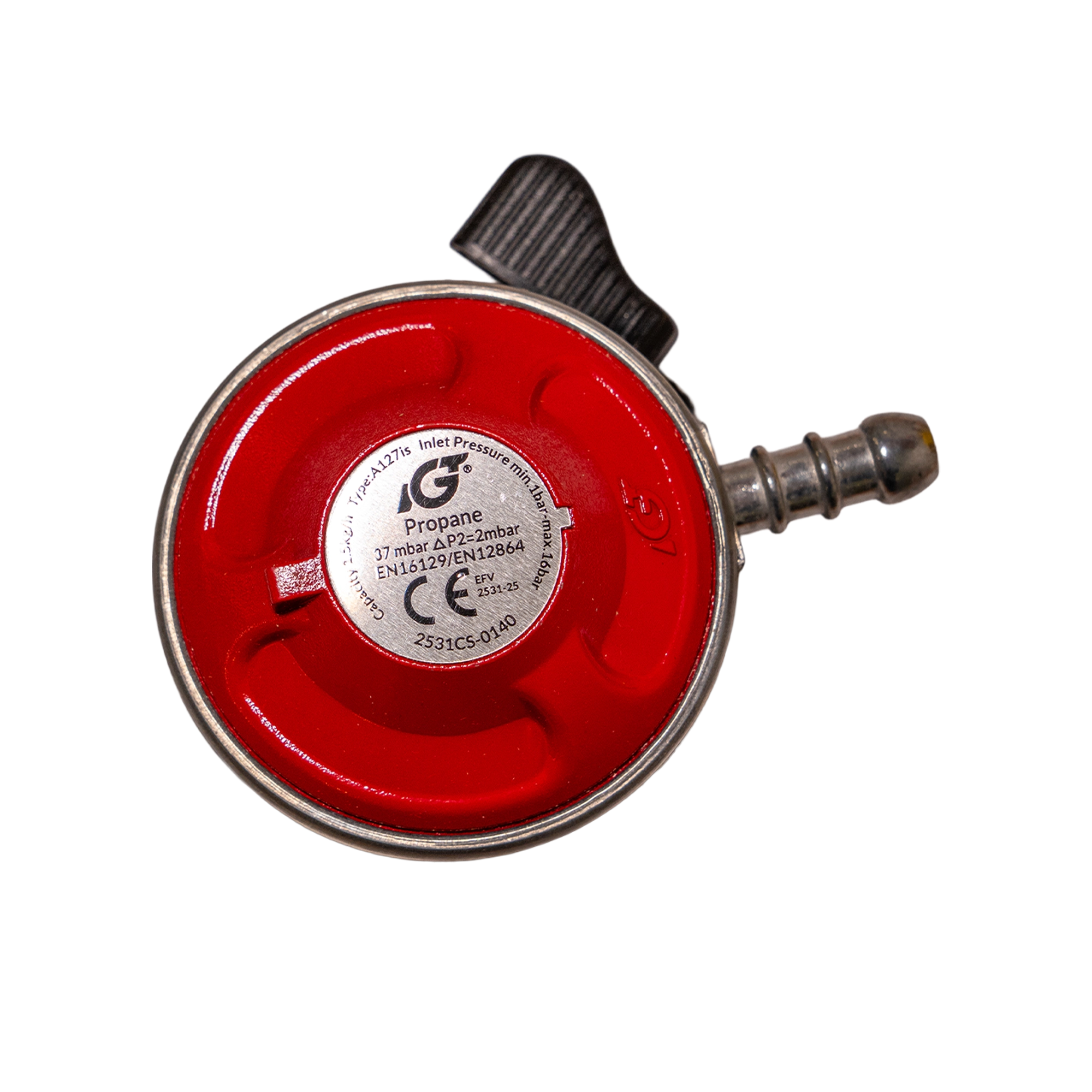 IGT Clip-On Compact 27mm Propane Gas Regulator 37mbar