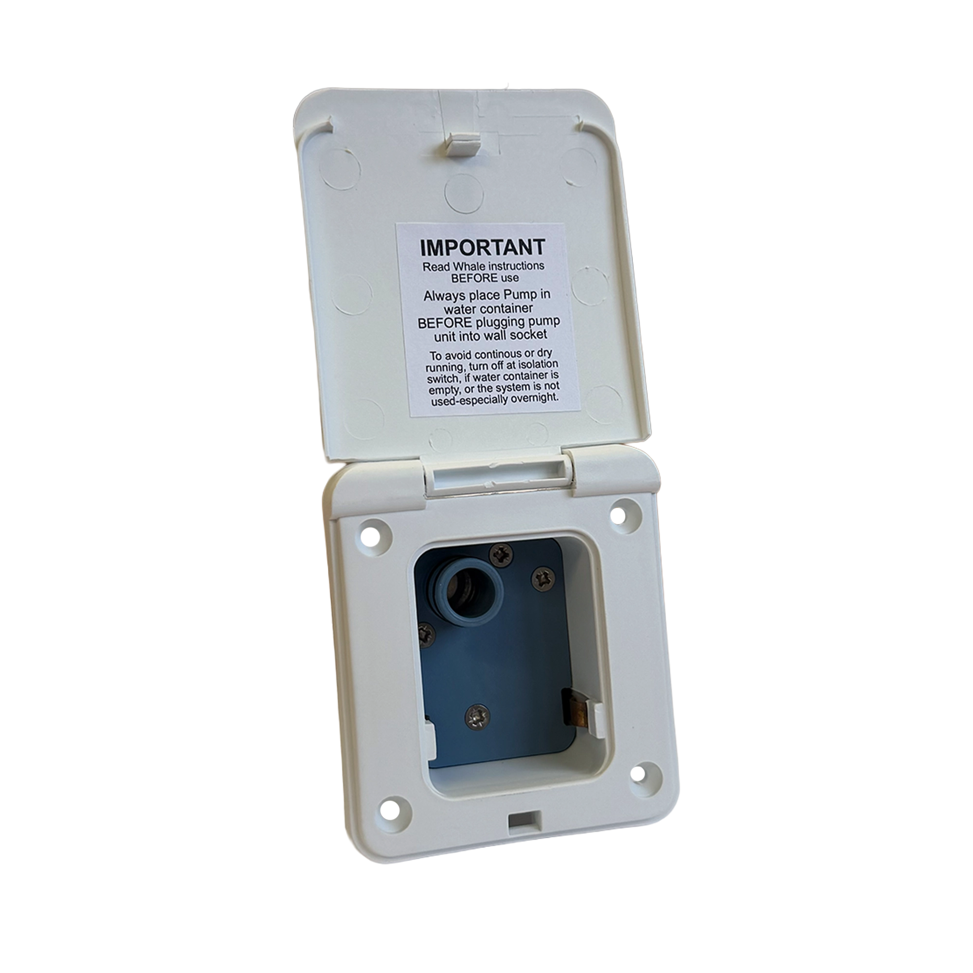 Whale ES5002B Motorhome Autofill WaterMaster Socket, White