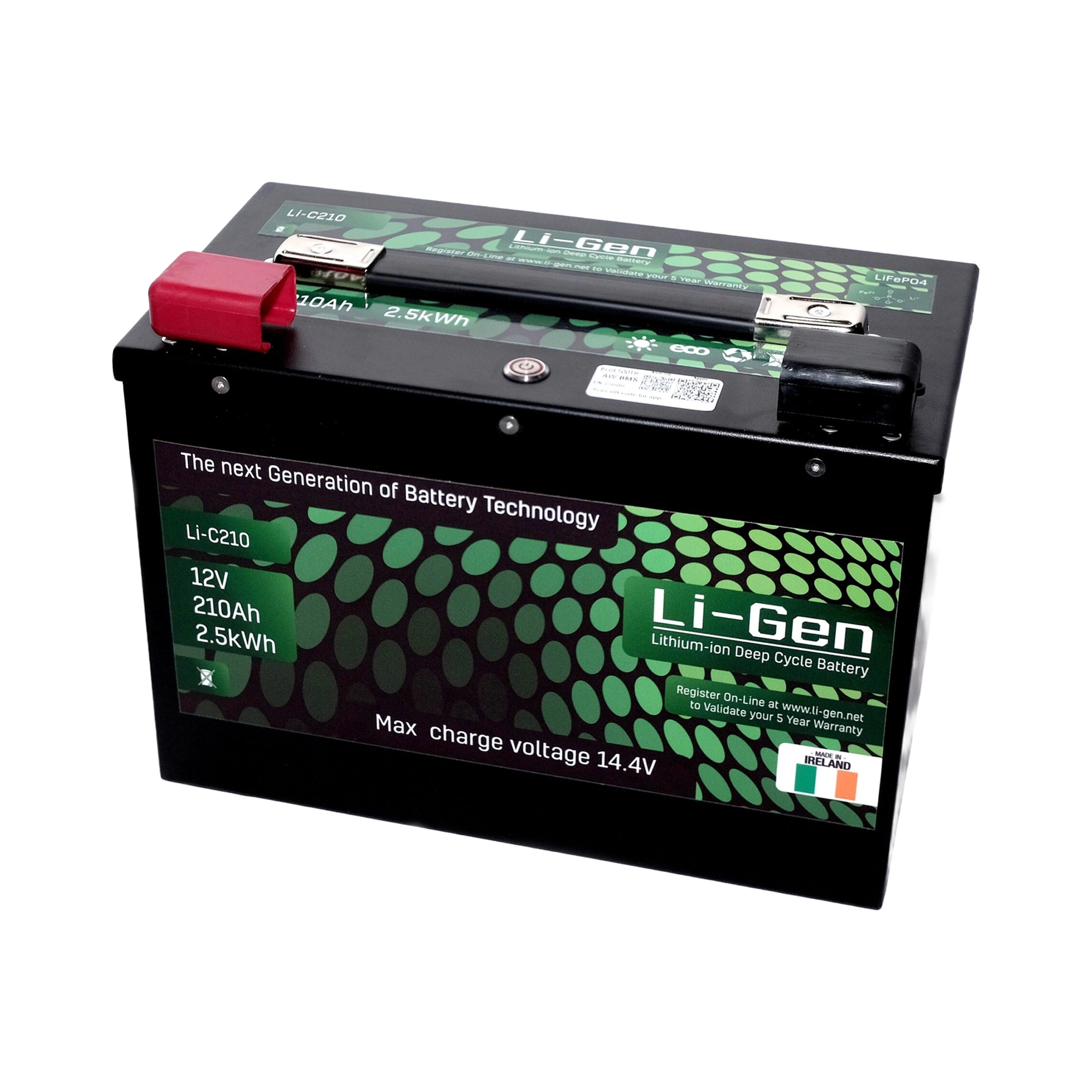 Li-Gen Li-C210 210Ah 12V Lithium Leisure Battery