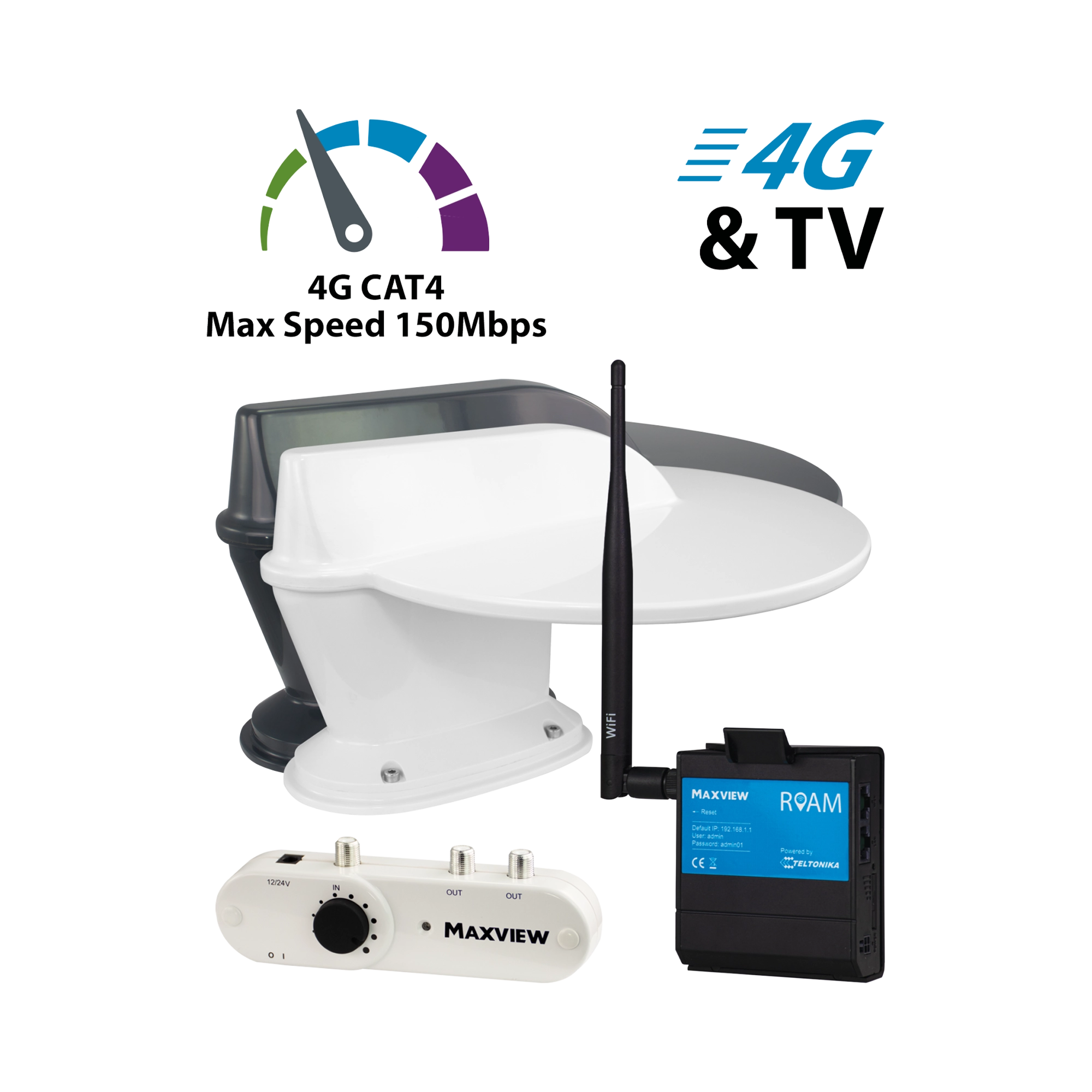 Maxview Roam Combo Internet and Terrestrial TV