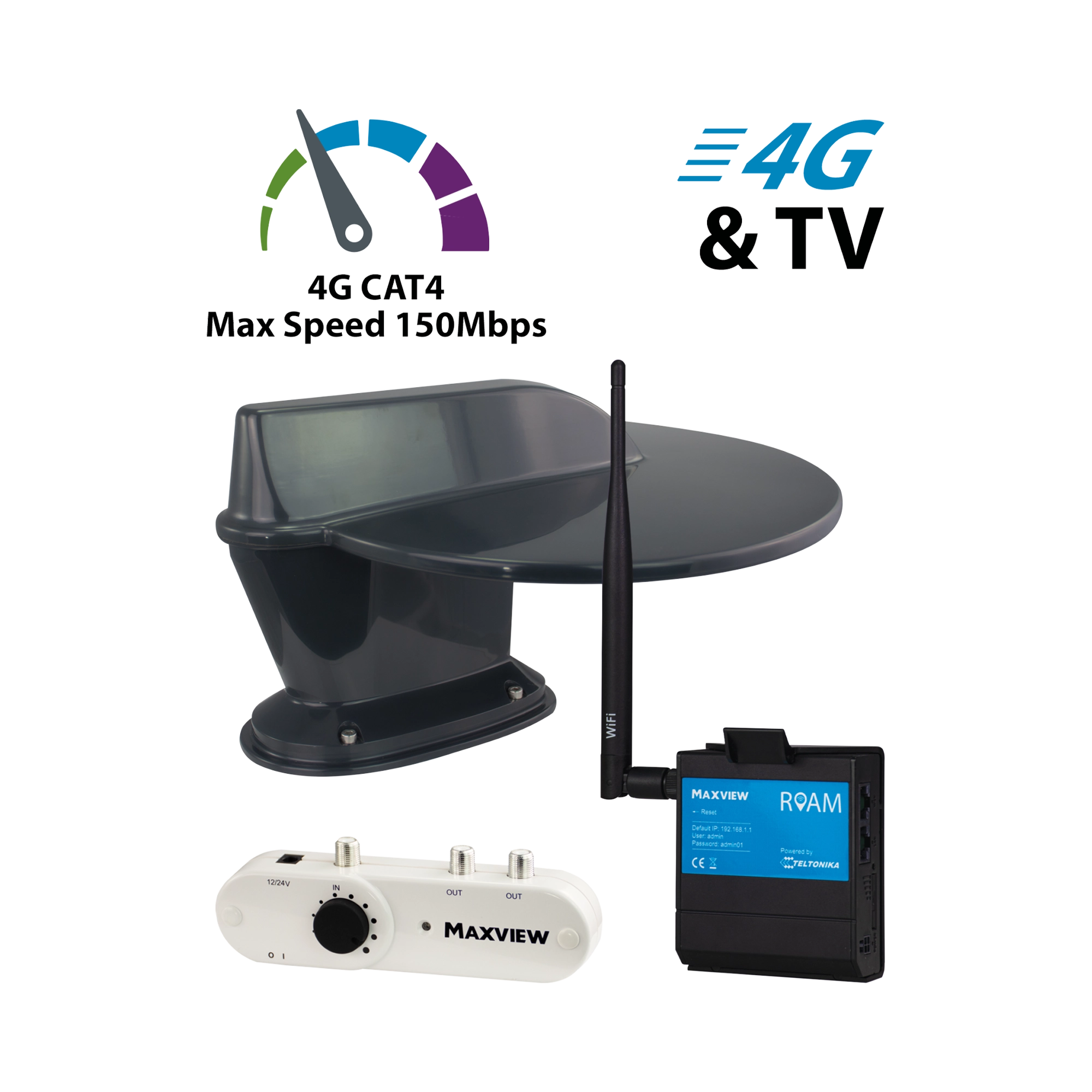 Maxview Roam Combo Internet and Terrestrial TV