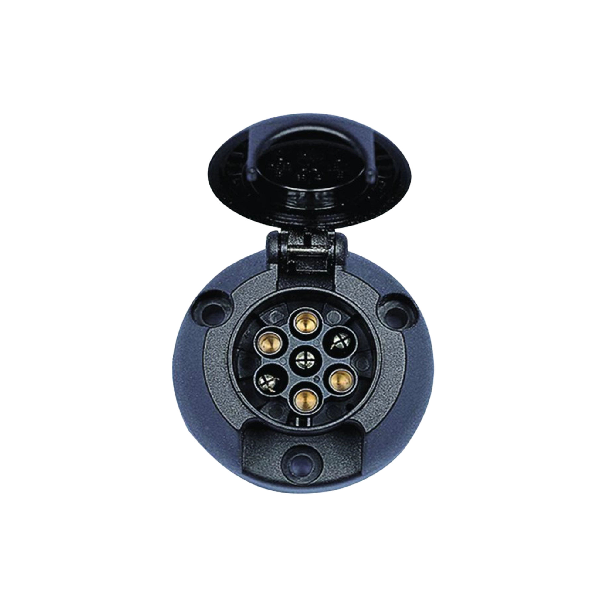 PLS 12N Type 7-Pin Socket, Black