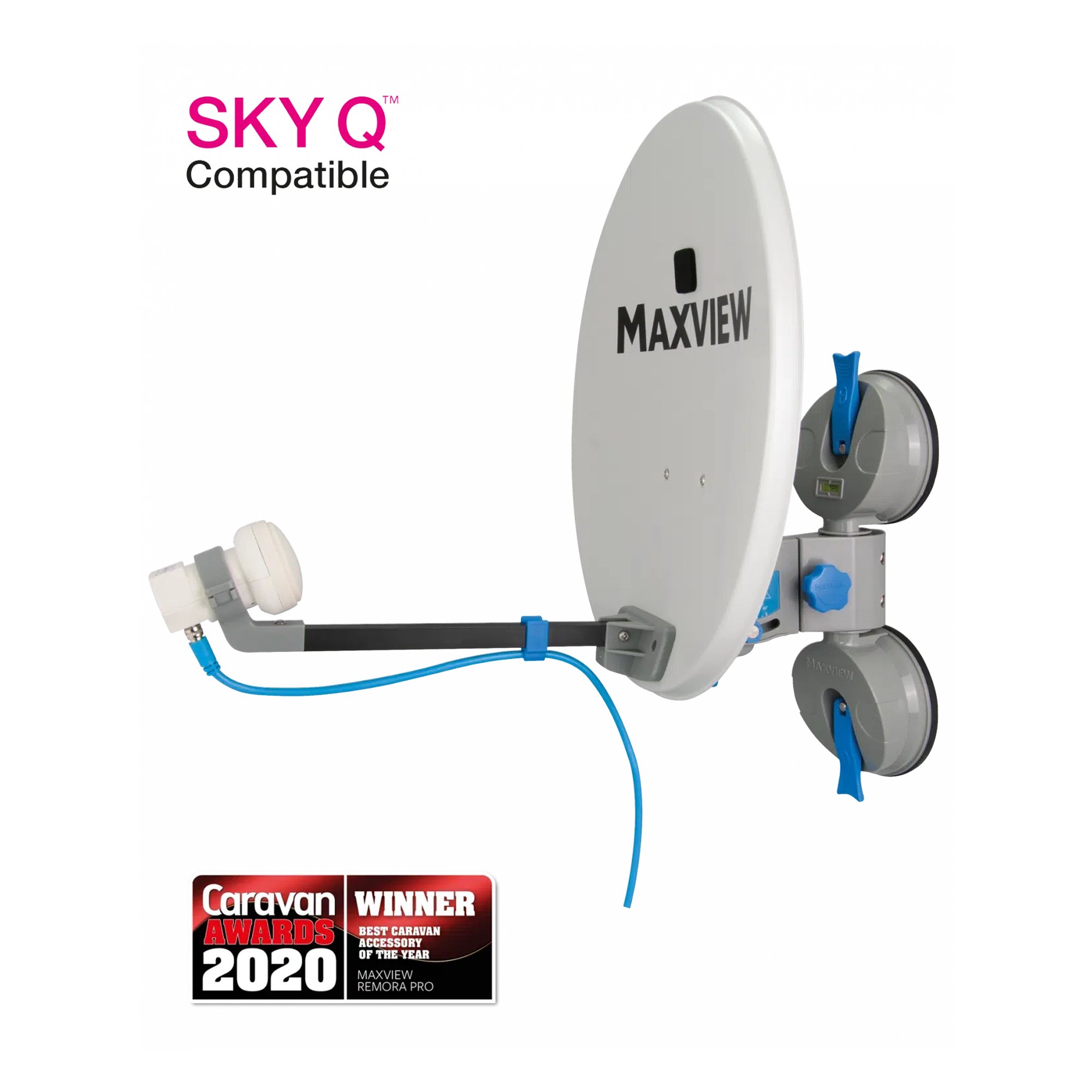Maxview Remora Pro Suction Mount Satellite System
