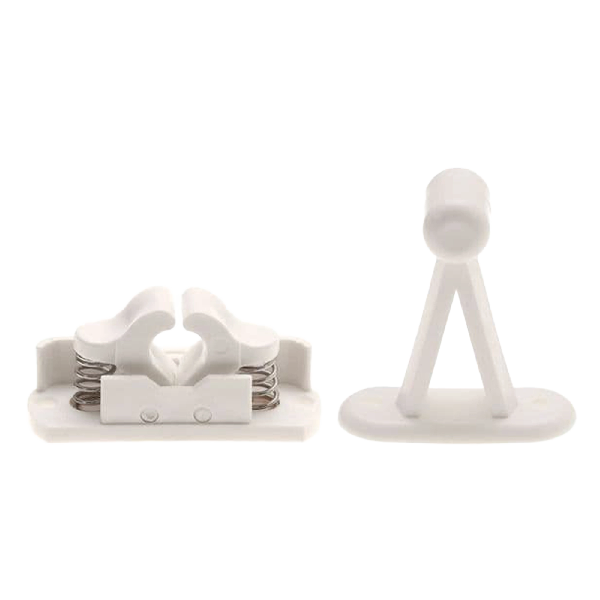 Viva Spring Door Catch Retainer, White