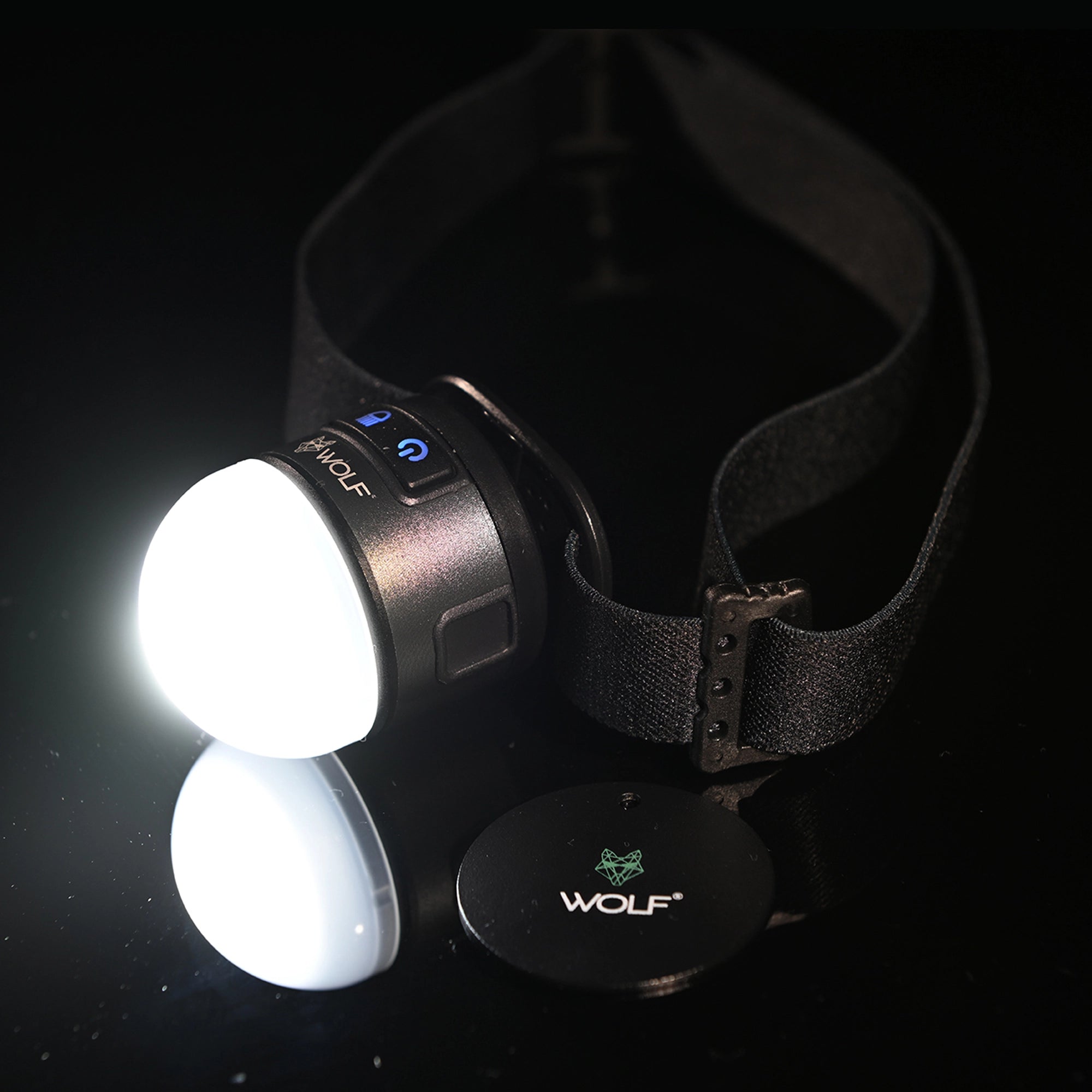 Wolf Outdoors MPL-400 LED Rechargeable Head Torch